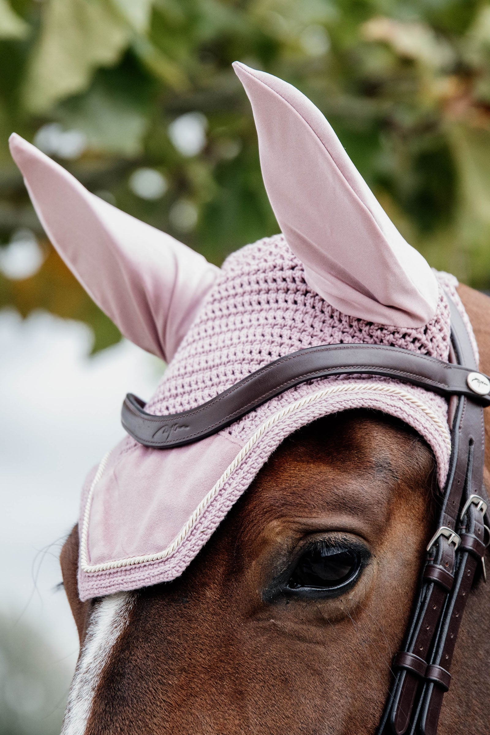 Kentucky Horsewear Wellington Velvet Fly Veil Saddle Pads