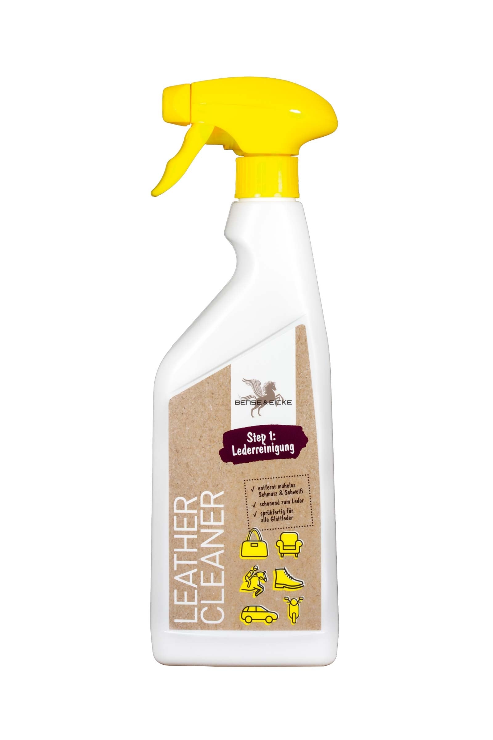 Bense & Eicke Leather Cleaner Step 1, Limpieza (500 ml) Cuidado Salud
