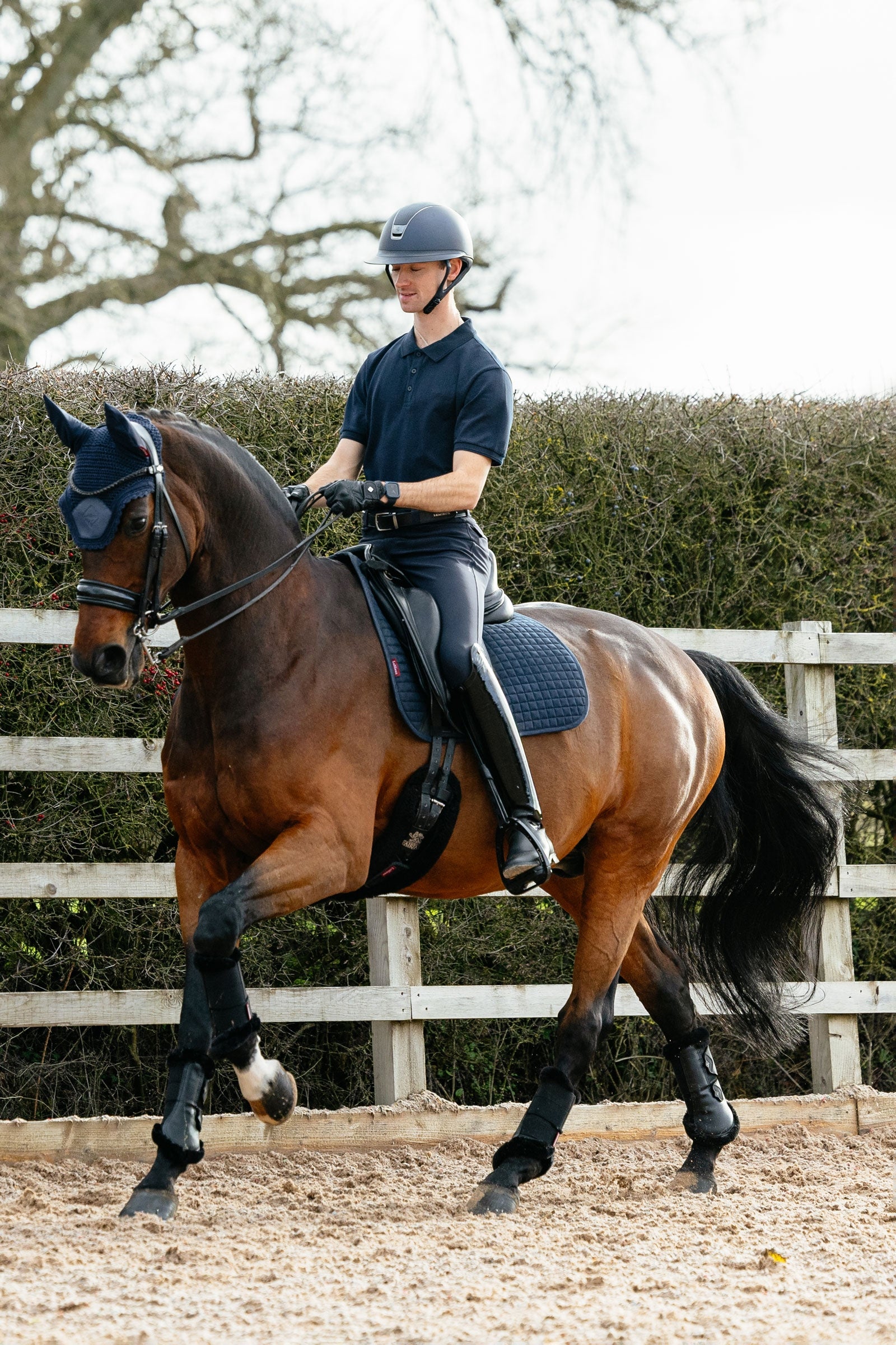 LeMieux Suede Dressage Square Saddle Pad Saddle Pads