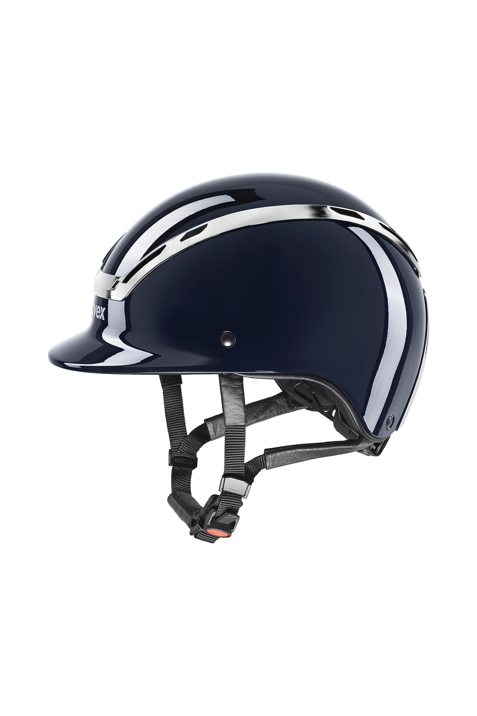 Uvex Exxeed Shiny Chrome Casco de Equitación Equipamiento Seguridad