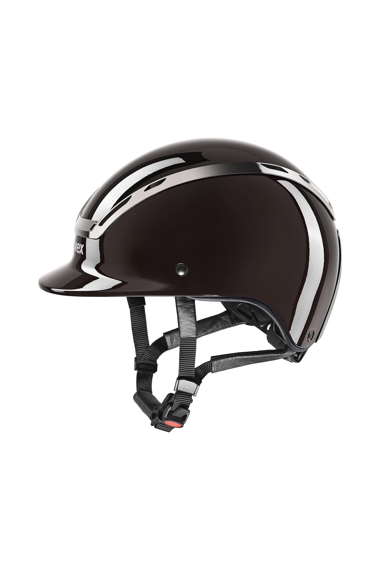 Uvex Exxeed Shiny Chrome Casco de Equitación Equipamiento Seguridad