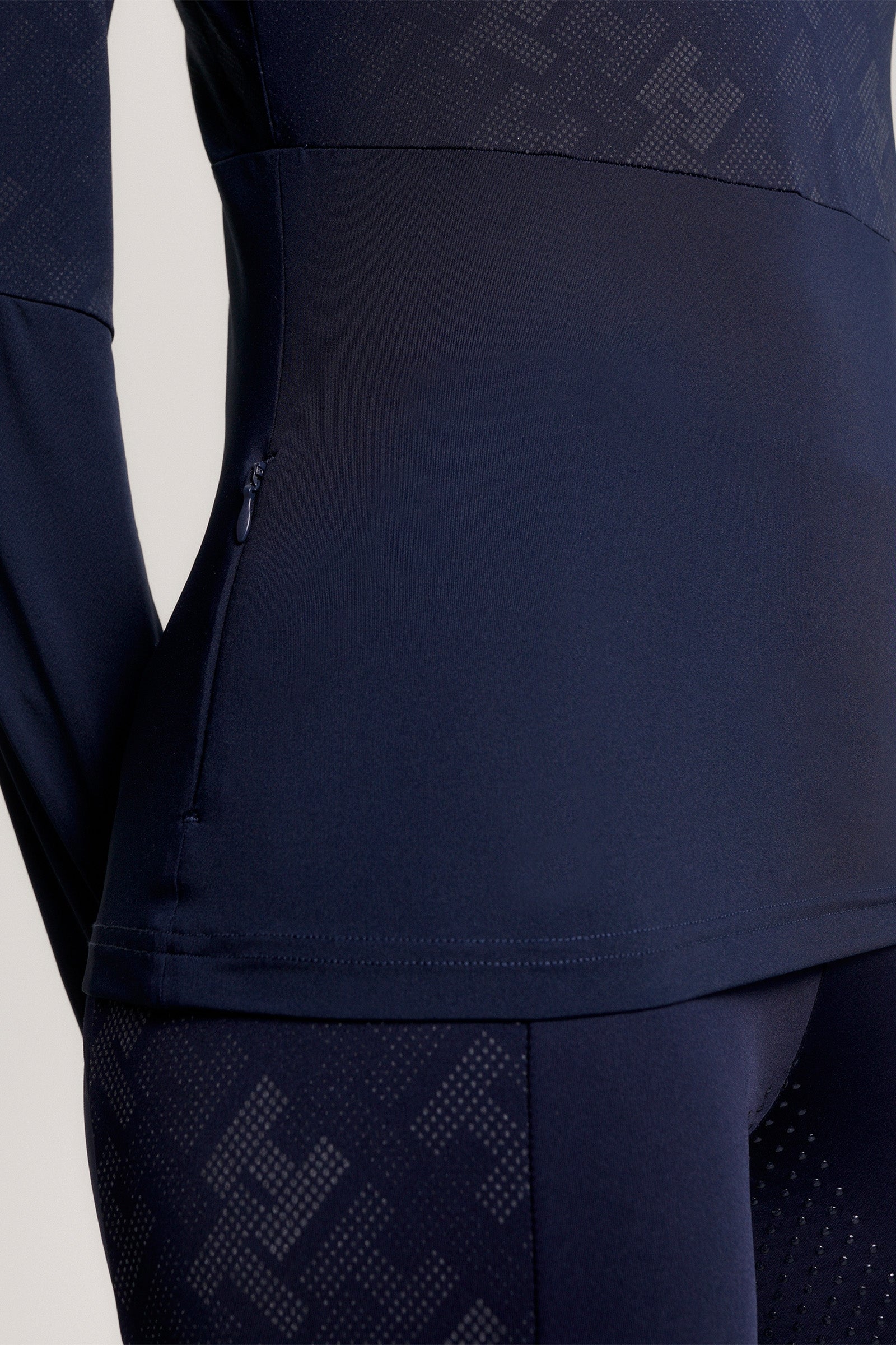 Tommy Hilfiger Equestrian Cologne Reflective Long Sleeve 1/4 Zip Training Top Women’s Riding Clothing