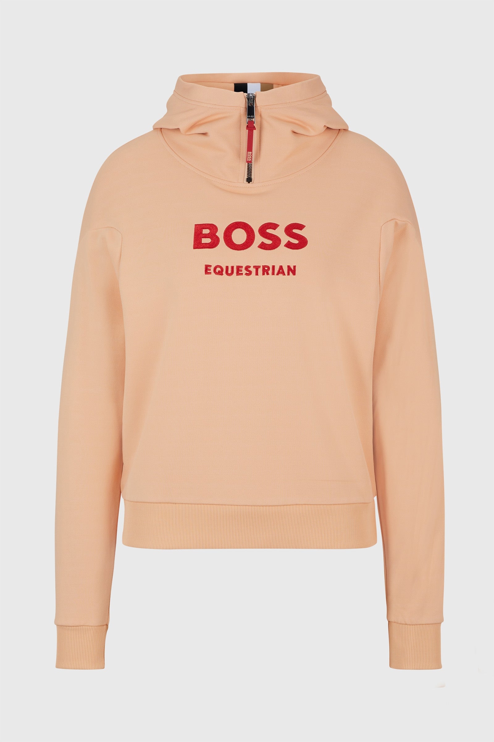 Boss Faye Logo Sudadera con Capucha y Cremallera Ropa Mujer