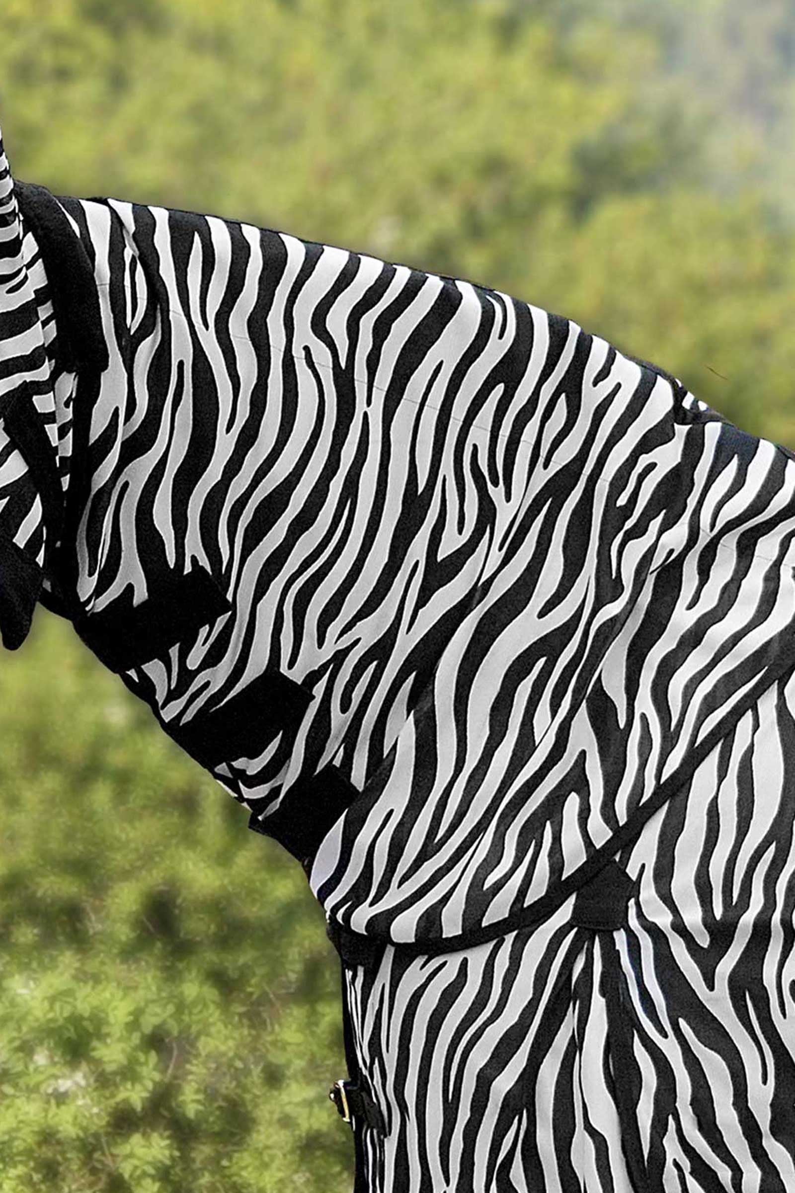 Waldhausen Zebra protector de cuello antimoscas Mantas Caballo