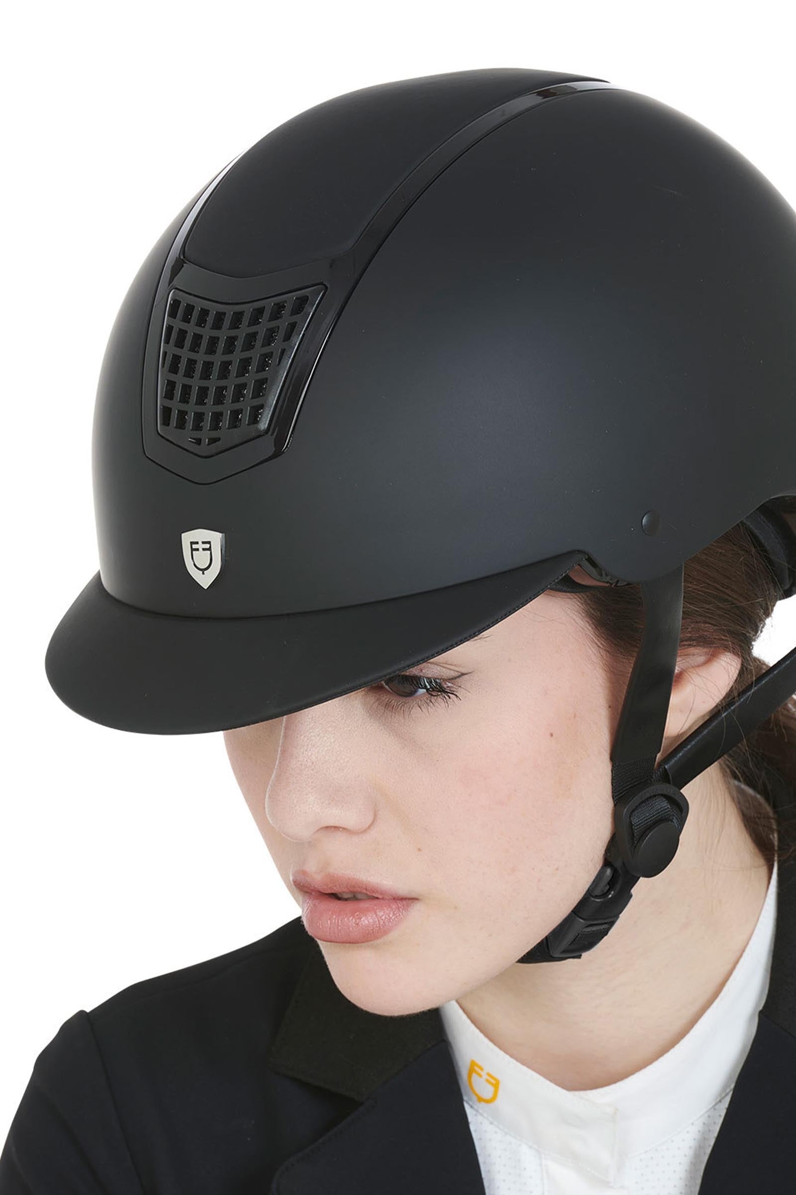 Equestro Ultra Light Helmet With Polished Frame Homologation En 1384-2023 Safety Equipment