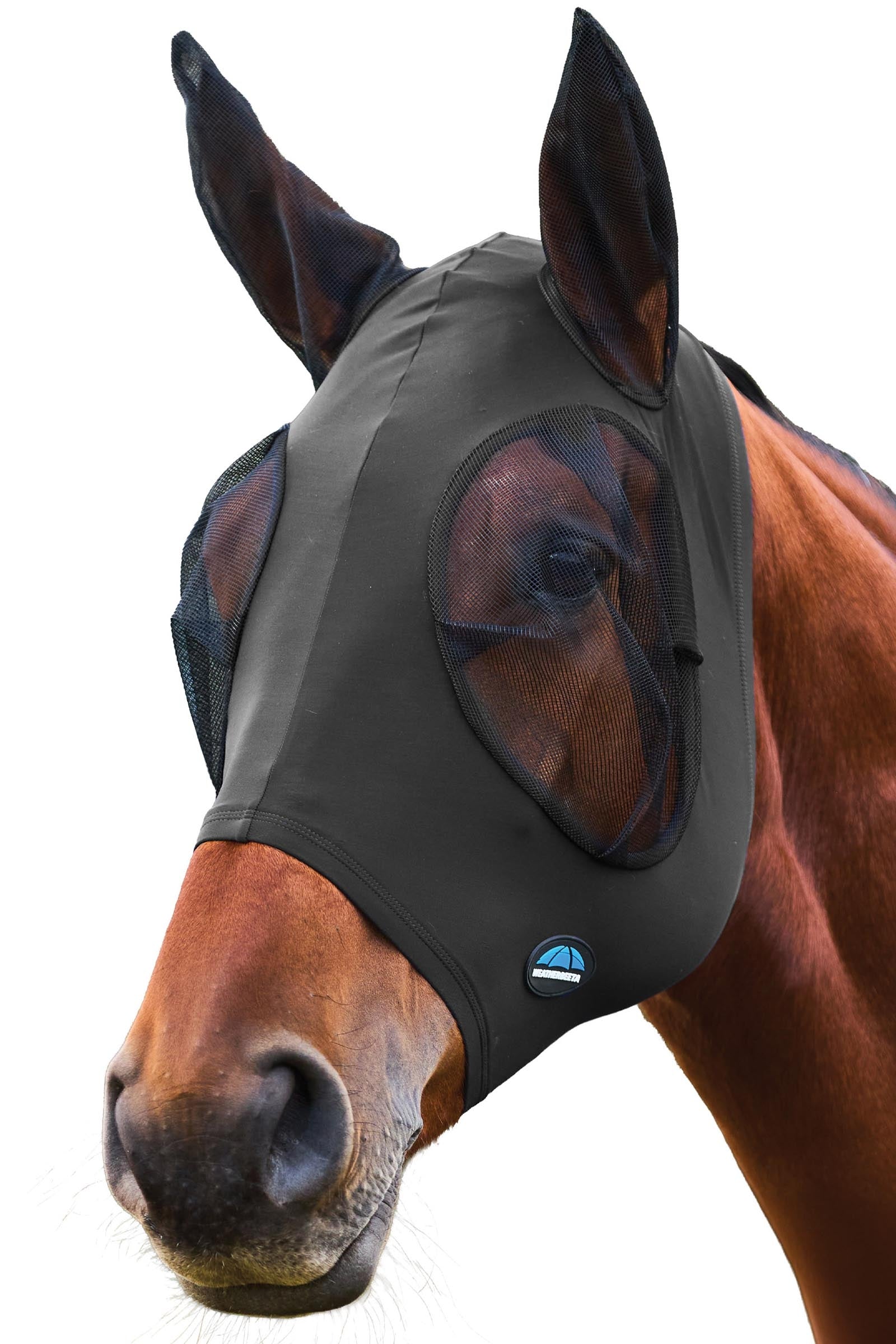 Weatherbeeta Comfitec Stretch Máscara antimoscas con orejas Protección Antimoscas para Caballos