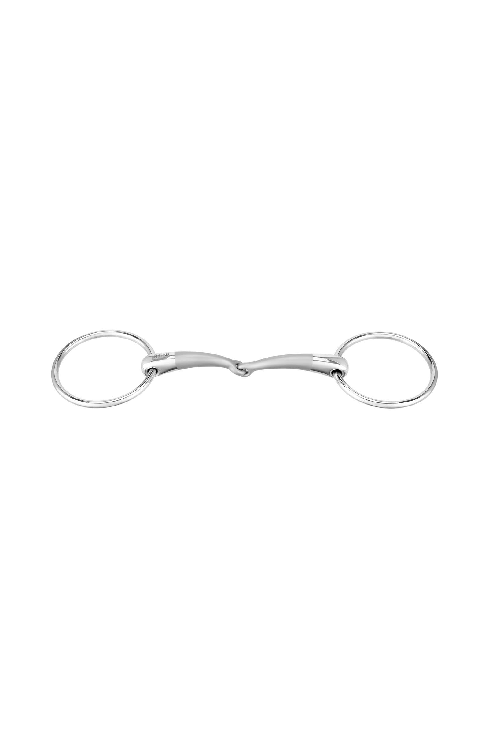 Sprenger Satinox bocado, simple partido, 14 mm, anilla 70 mm, acero inoxidable Filetes y Bocados