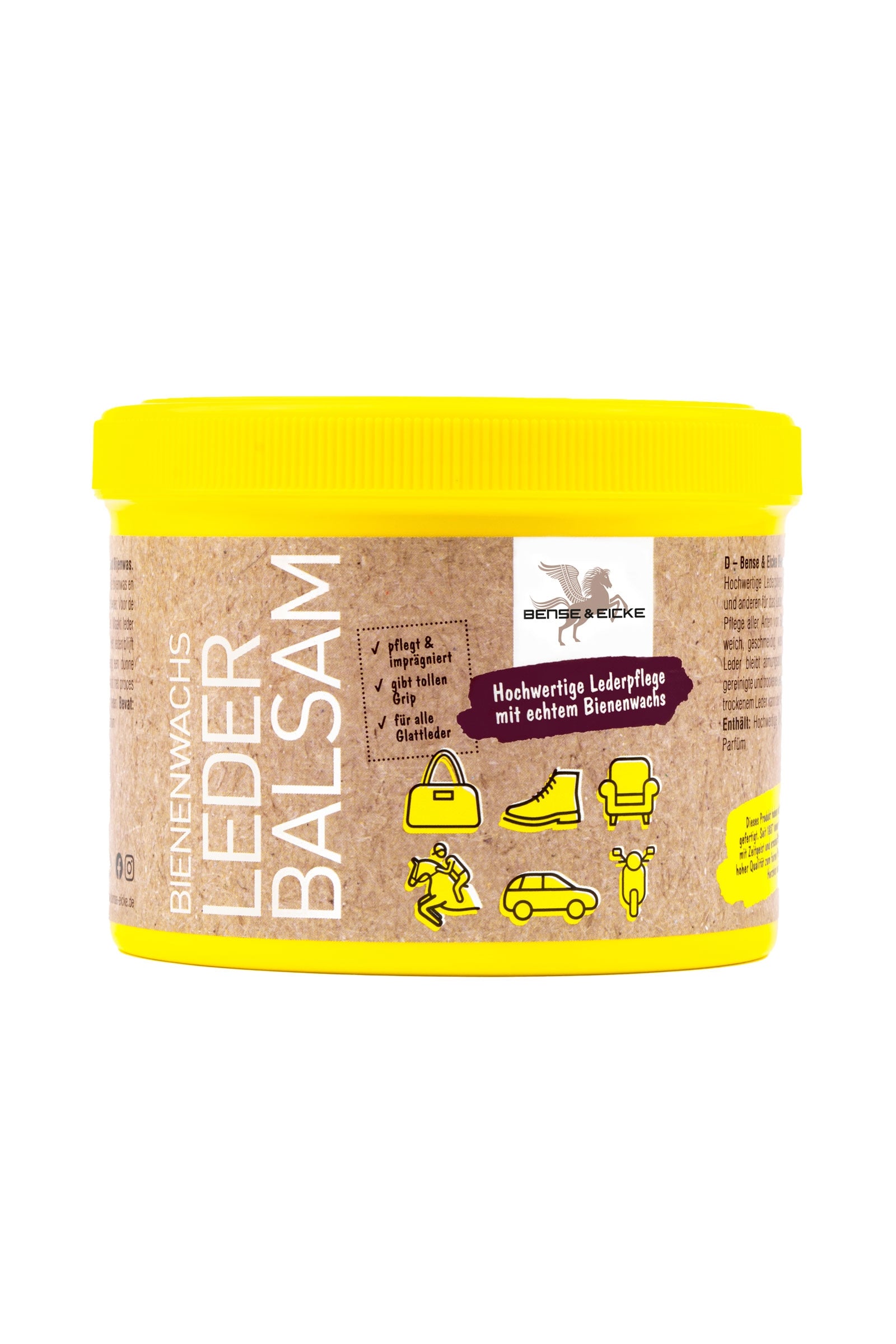 Bense & Eicke Bálsamo para cuero con cera de abeja, 500 ml Cuidado Salud