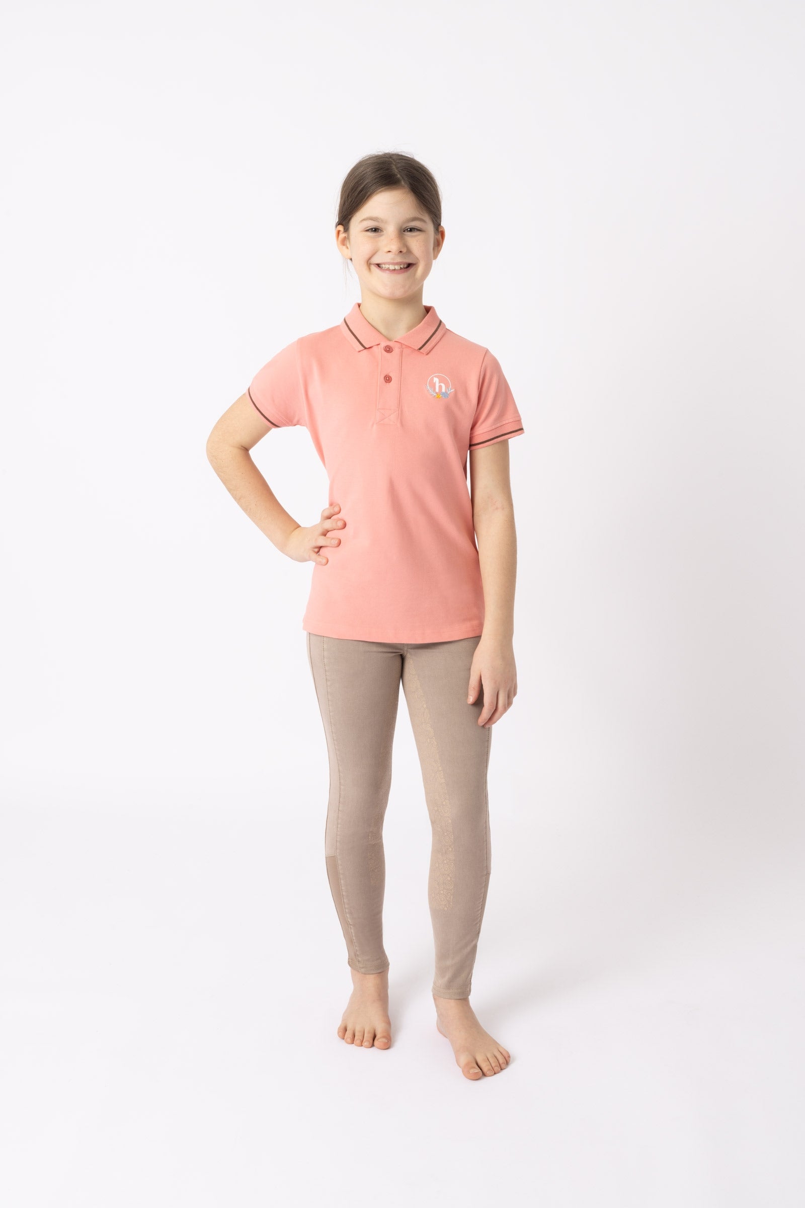 Horze Sohra Kids' Functional Poloshirt Kids Apparel