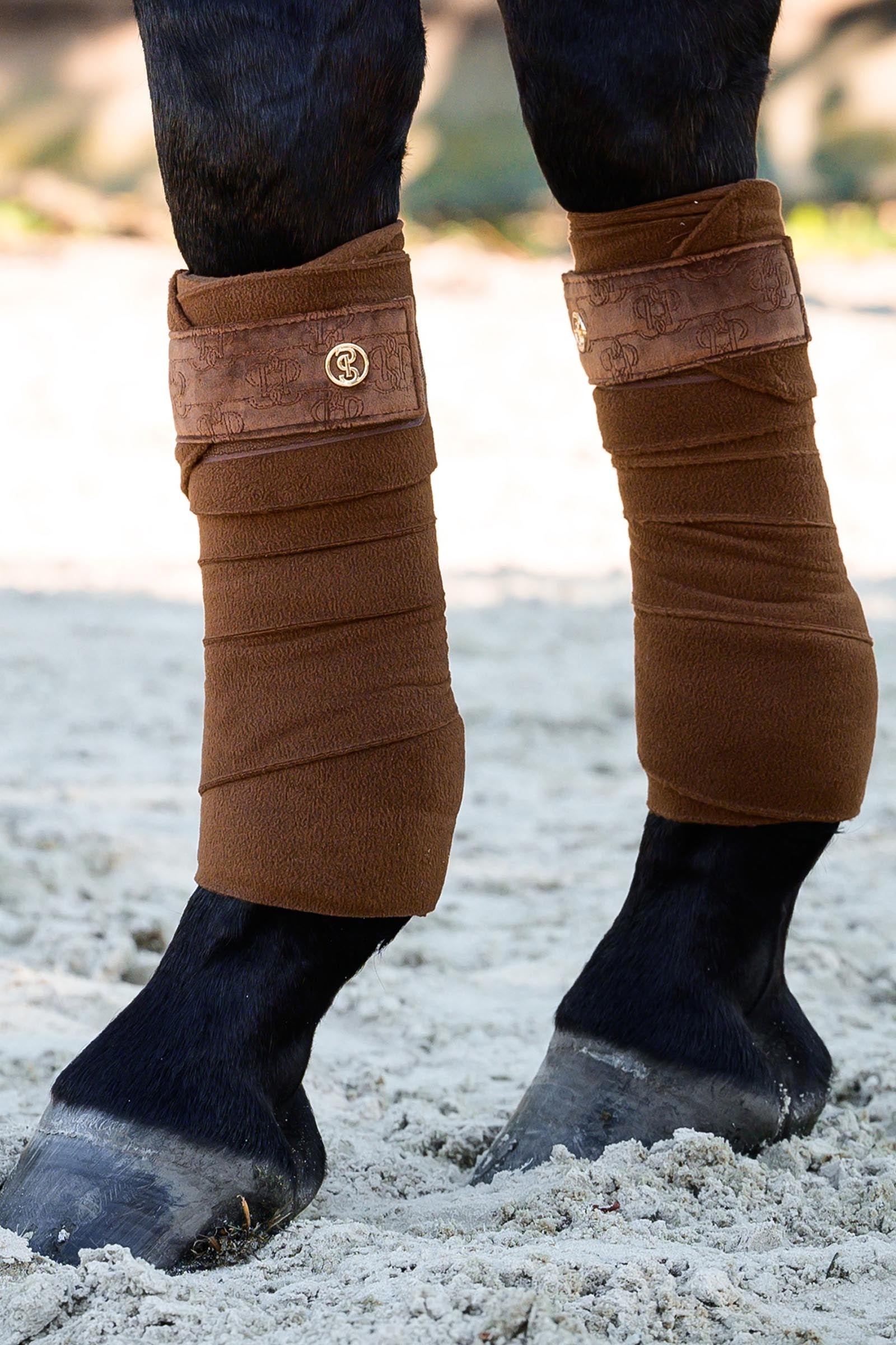 PS of Sweden Polos Velvet Monogram Leg Protection & Hoof Protection for Horses