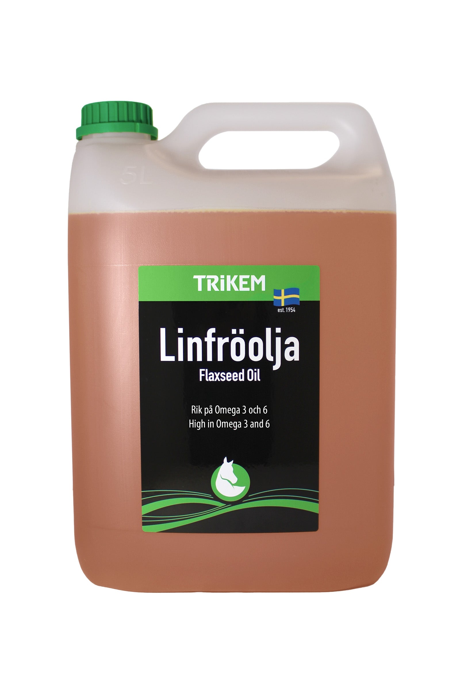Trikem Sport Trikem Aceite de linaza, 5000 ml Horse Feed & Nutrition