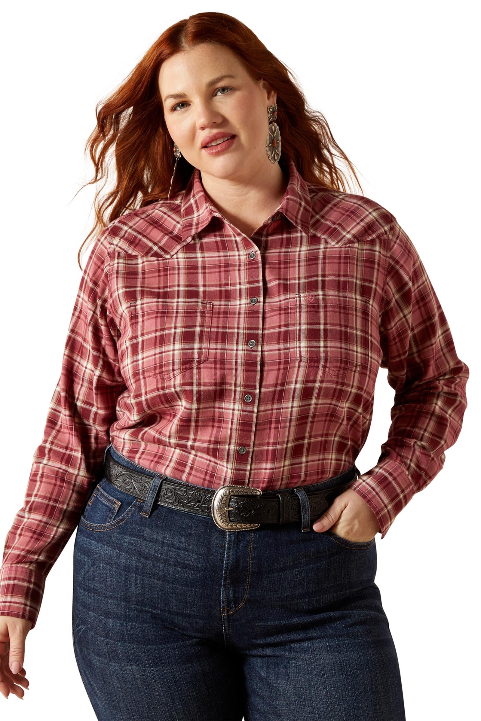 Ariat Billie Jean camisa de manga larga para mujer Ropa Mujer