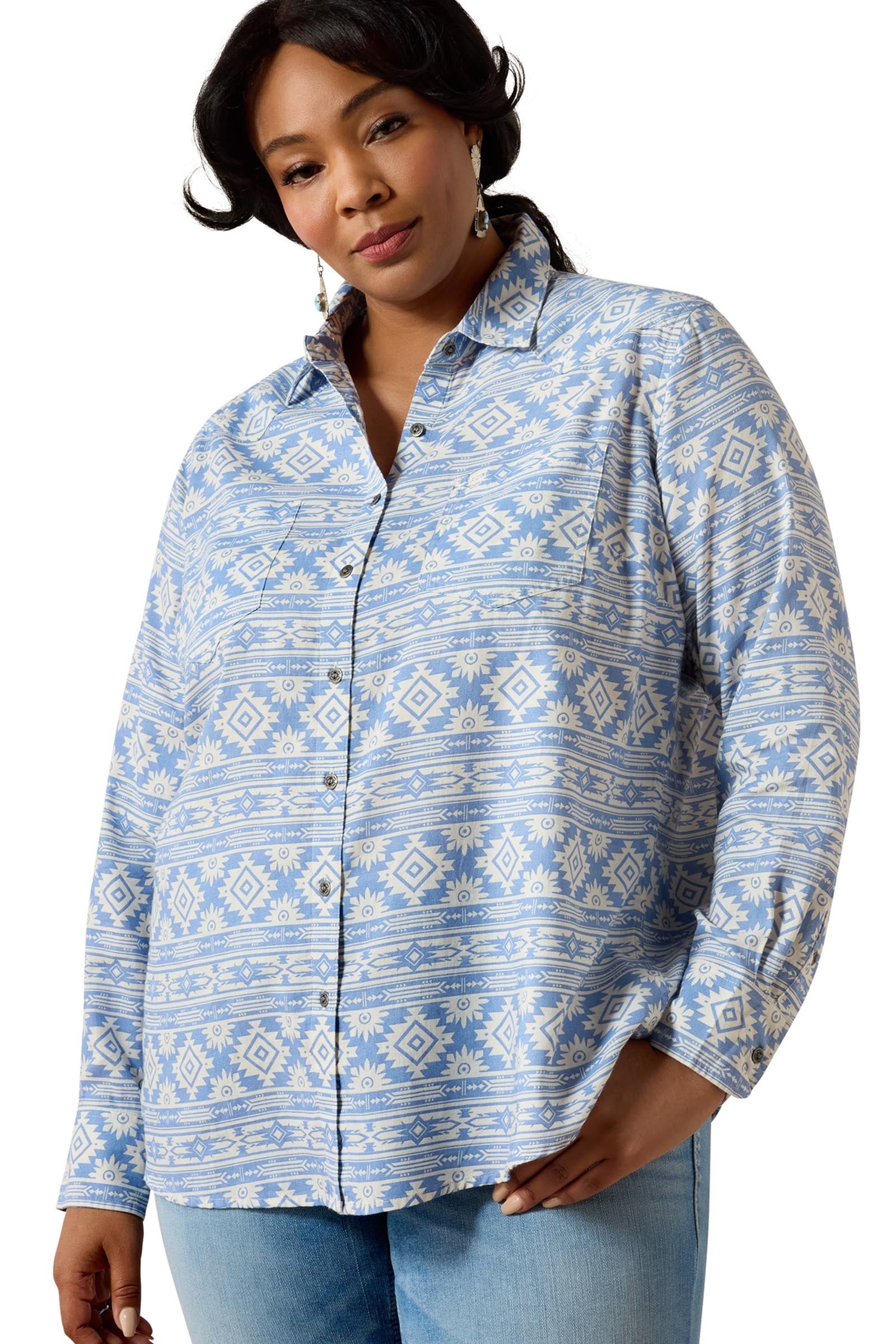 Ariat Billie Jean camisa de manga larga para mujer Ropa Mujer
