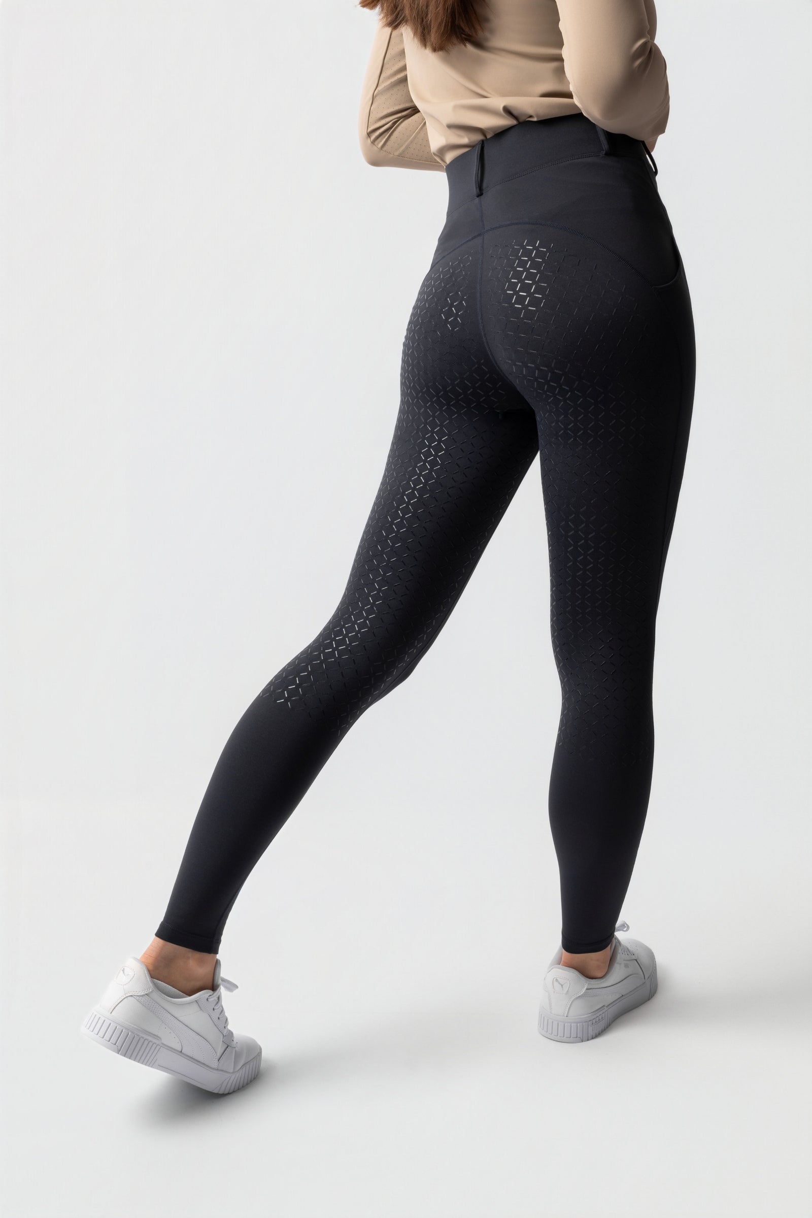Horze Dea Mallas de invierno con agarre completo Womens Breeches