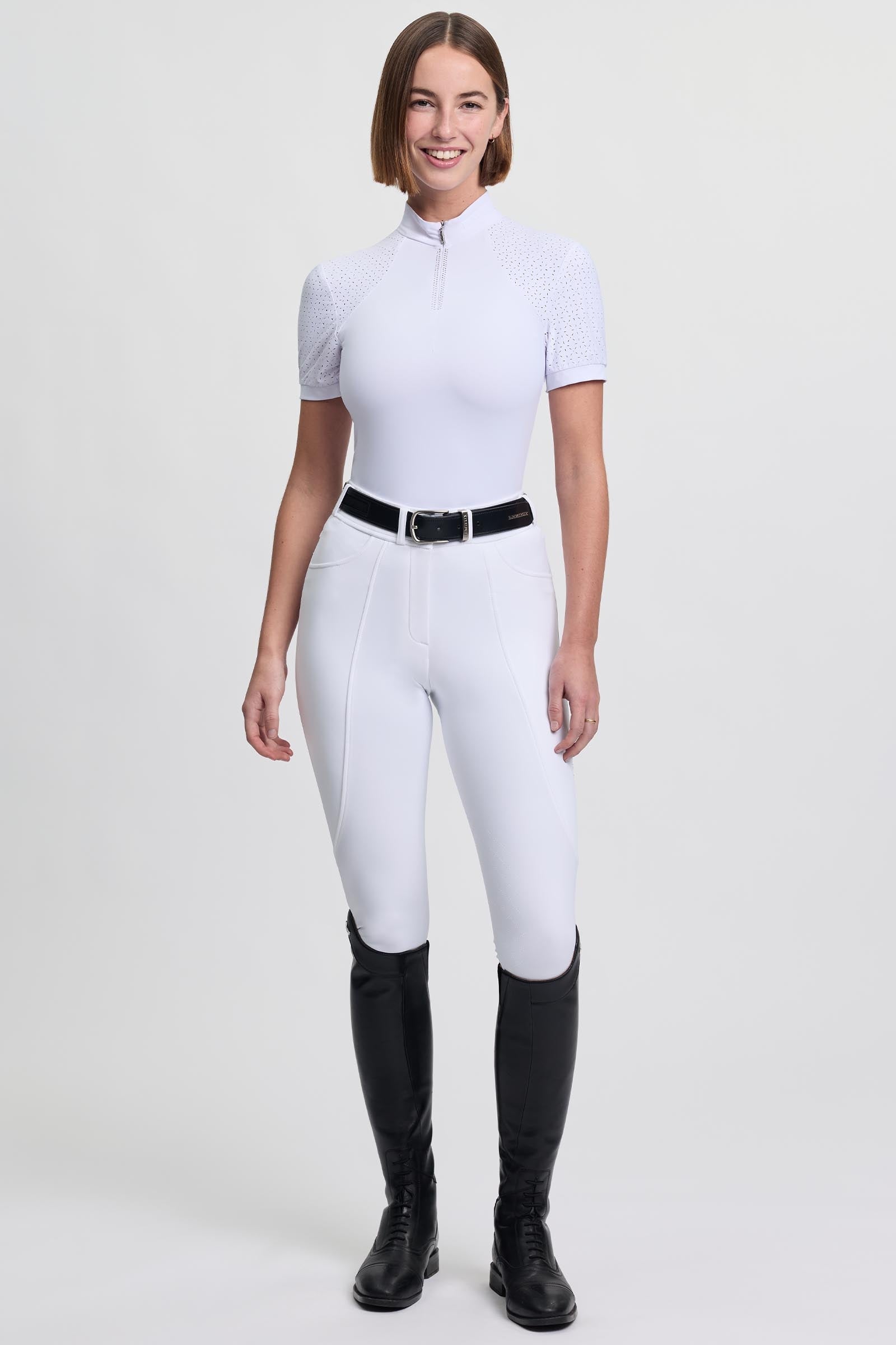 LeMieux Brilliance Women's Verity Short Show Shirt Women’s Riding Clothing
