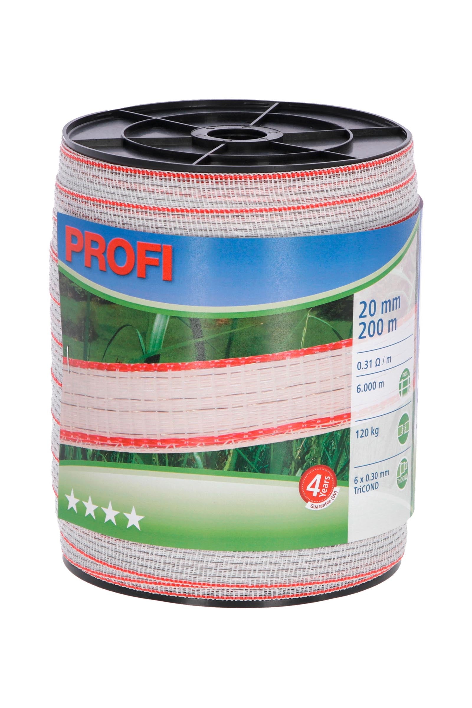 Corral CORRAL Profi cinta de cercado, 200 m, 20 mm Suministros de Cercas