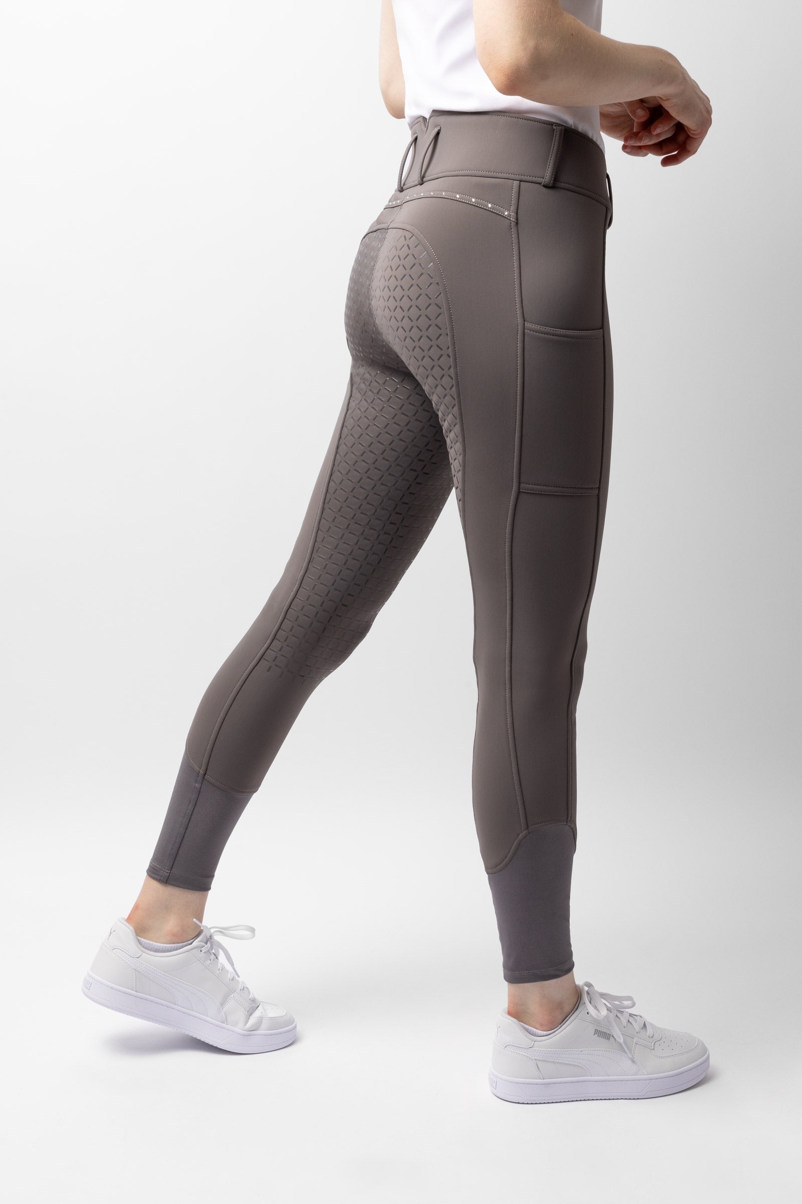 Horze Macy pantalones de montar térmicos con grip completo Womens Breeches