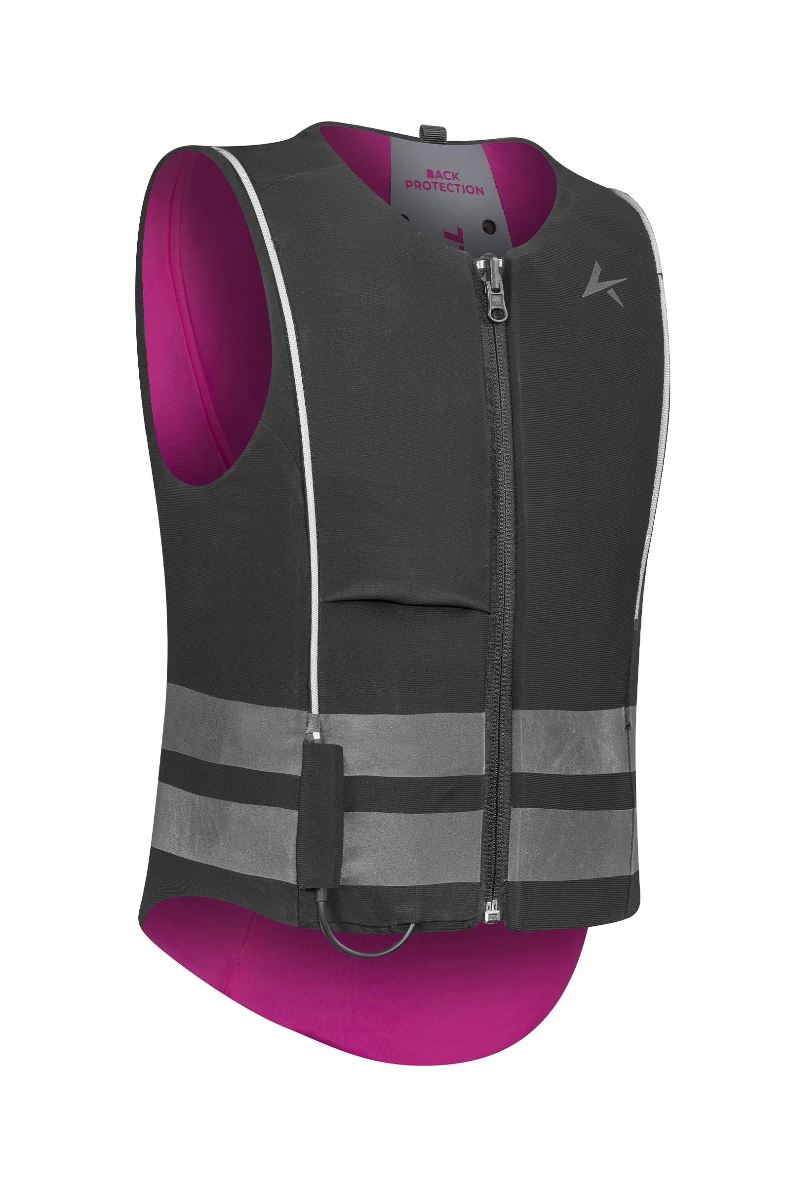 Komperdell chaleco balístico junior de alta visibilidad con protector de espalda, reversible Equipamiento Seguridad
