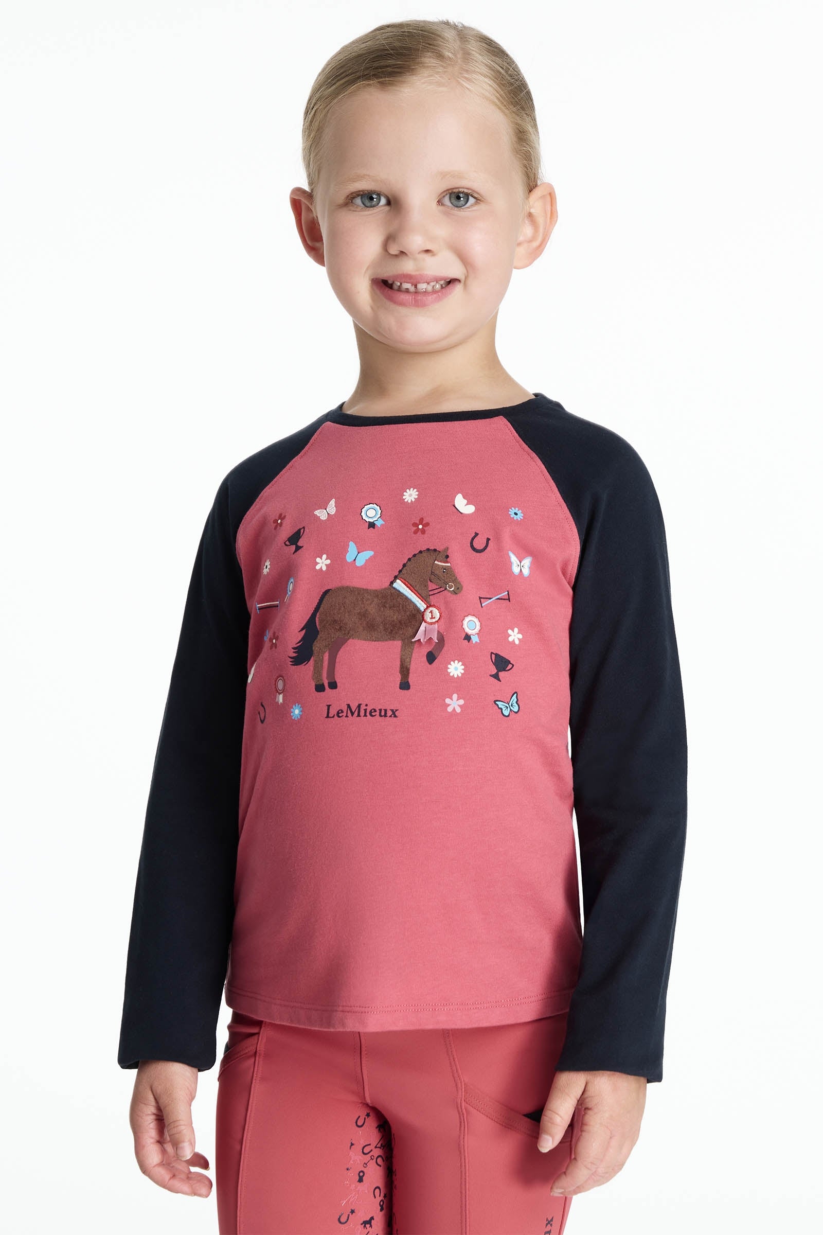 LeMieux Mini Jamie Chancer Kid´s Long Sleeve Top Kids Apparel