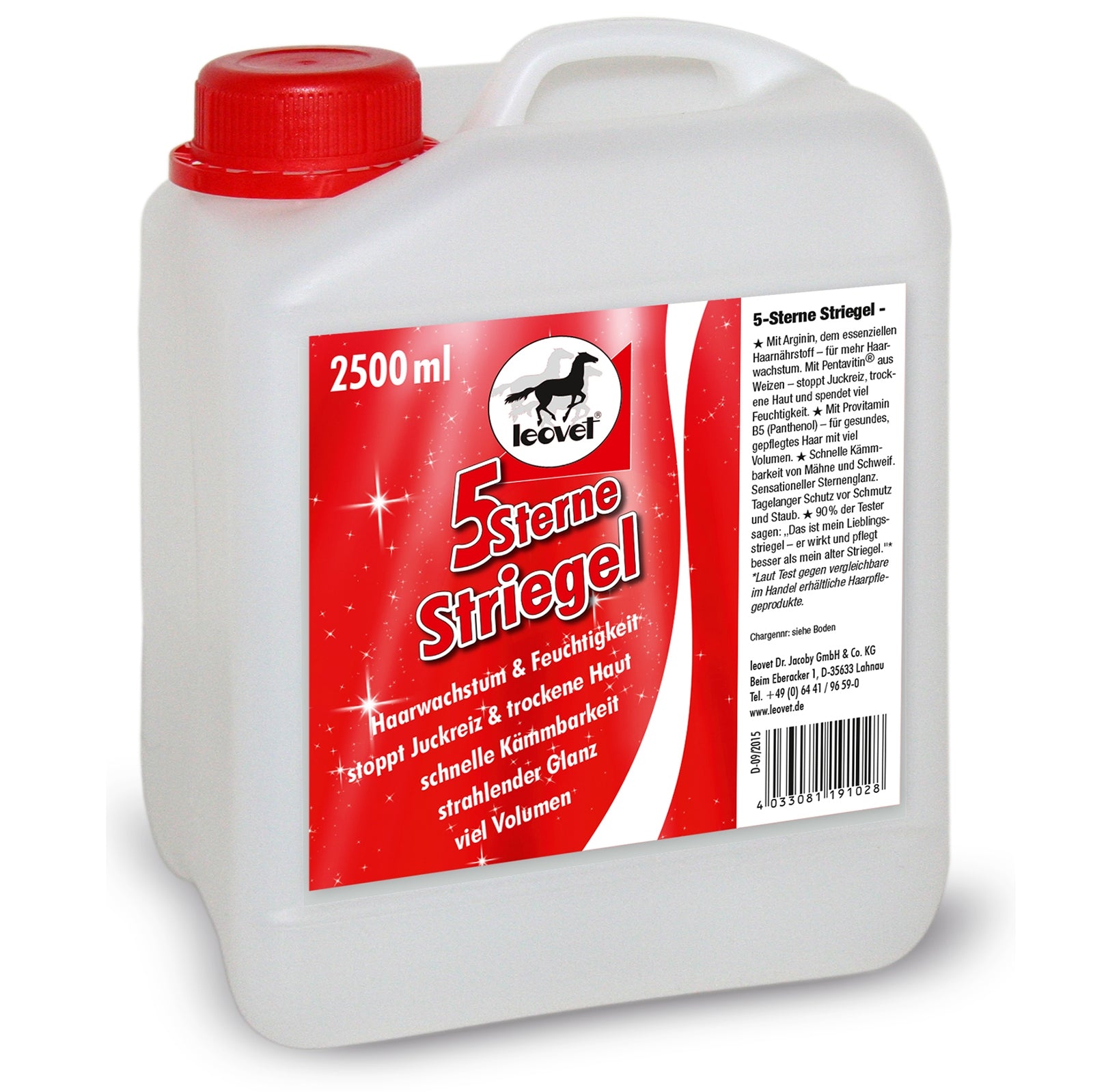 Leovet 5-Sterne Striegel 2500ml Cuidado Salud