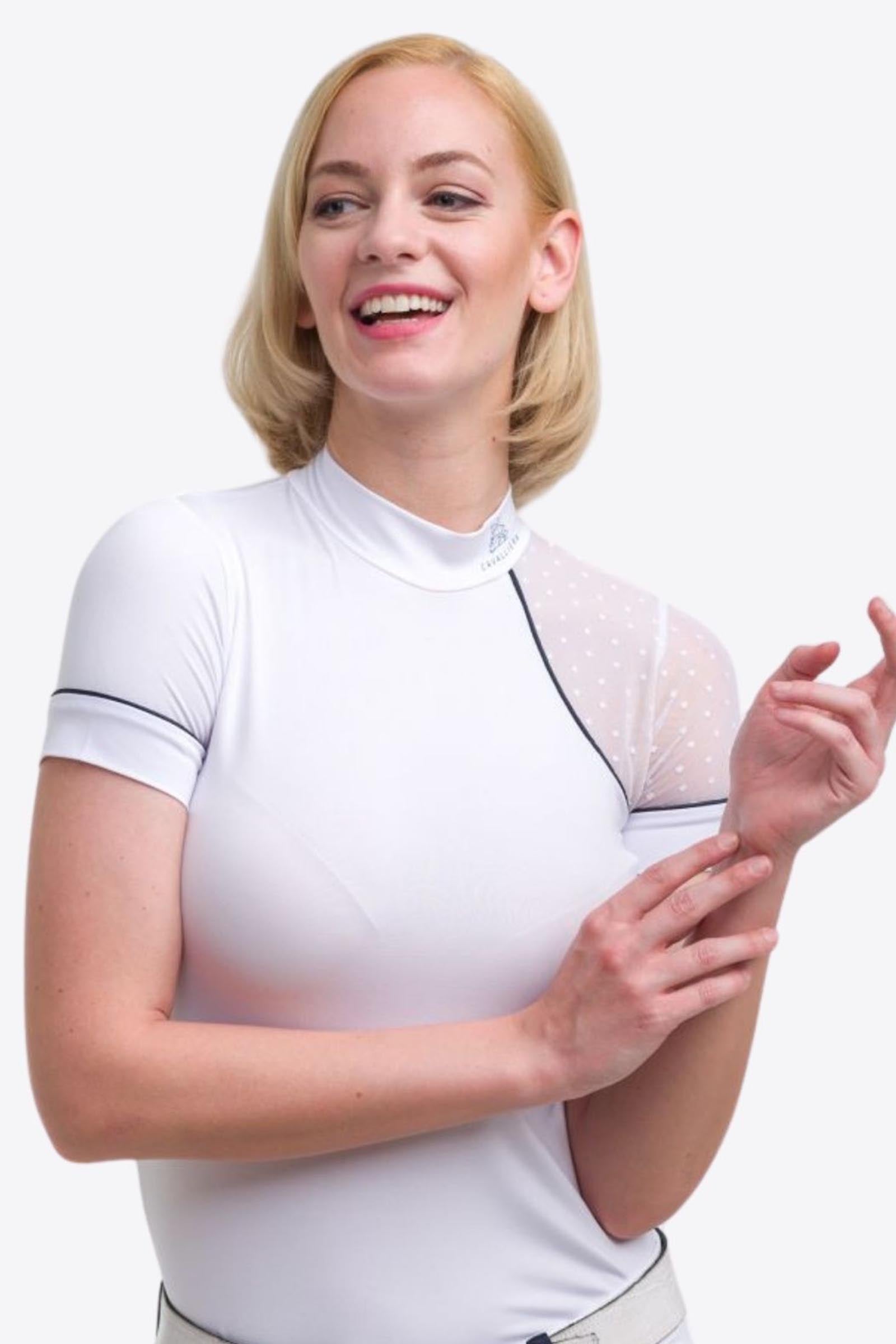 Cavalliera Modern Dame Women´s Riding Show Shirt, Short Sleeve Women’s Riding Clothing