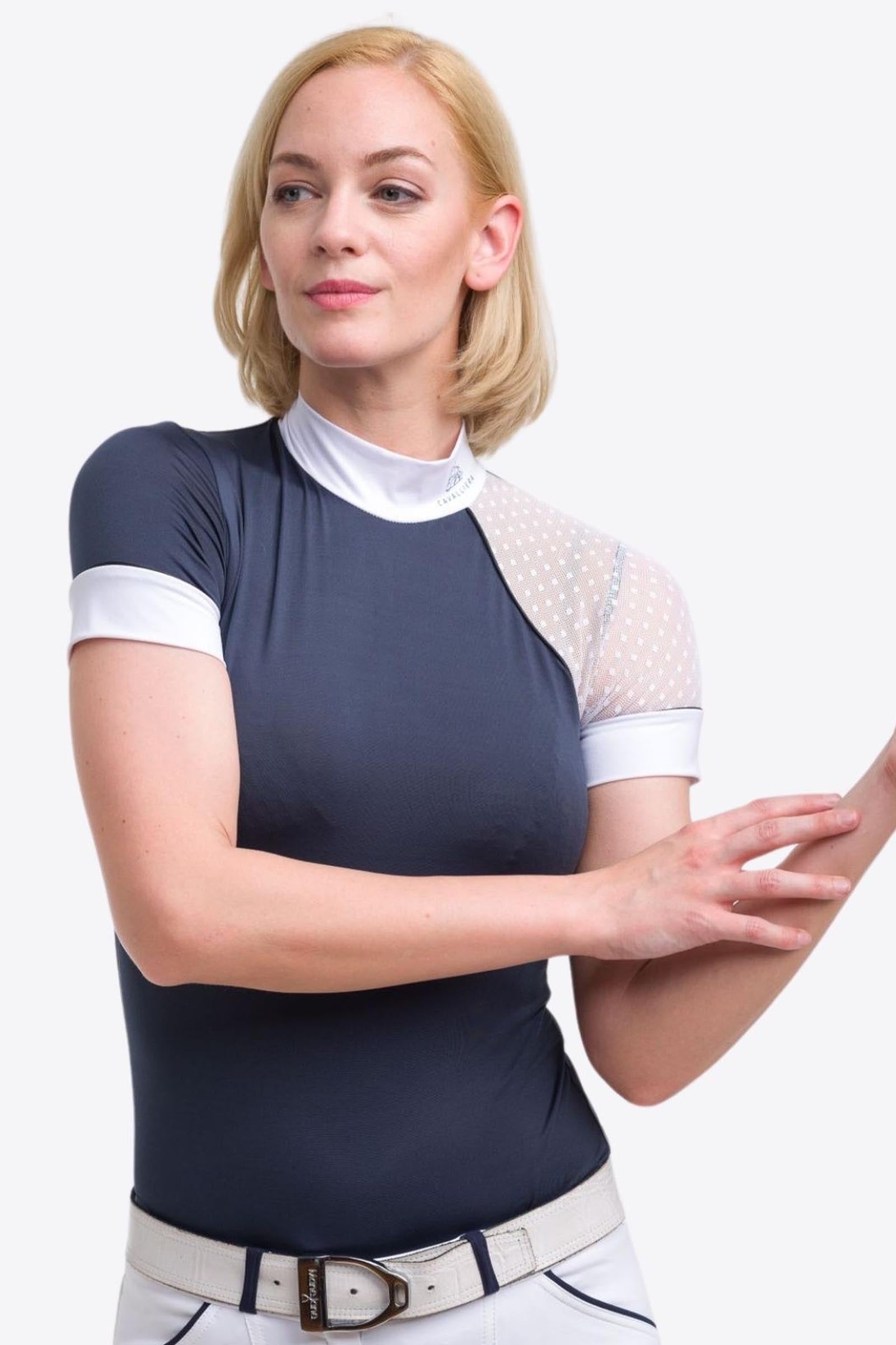 Cavalliera Modern Dame Women´s Riding Show Shirt, Short Sleeve Women’s Riding Clothing