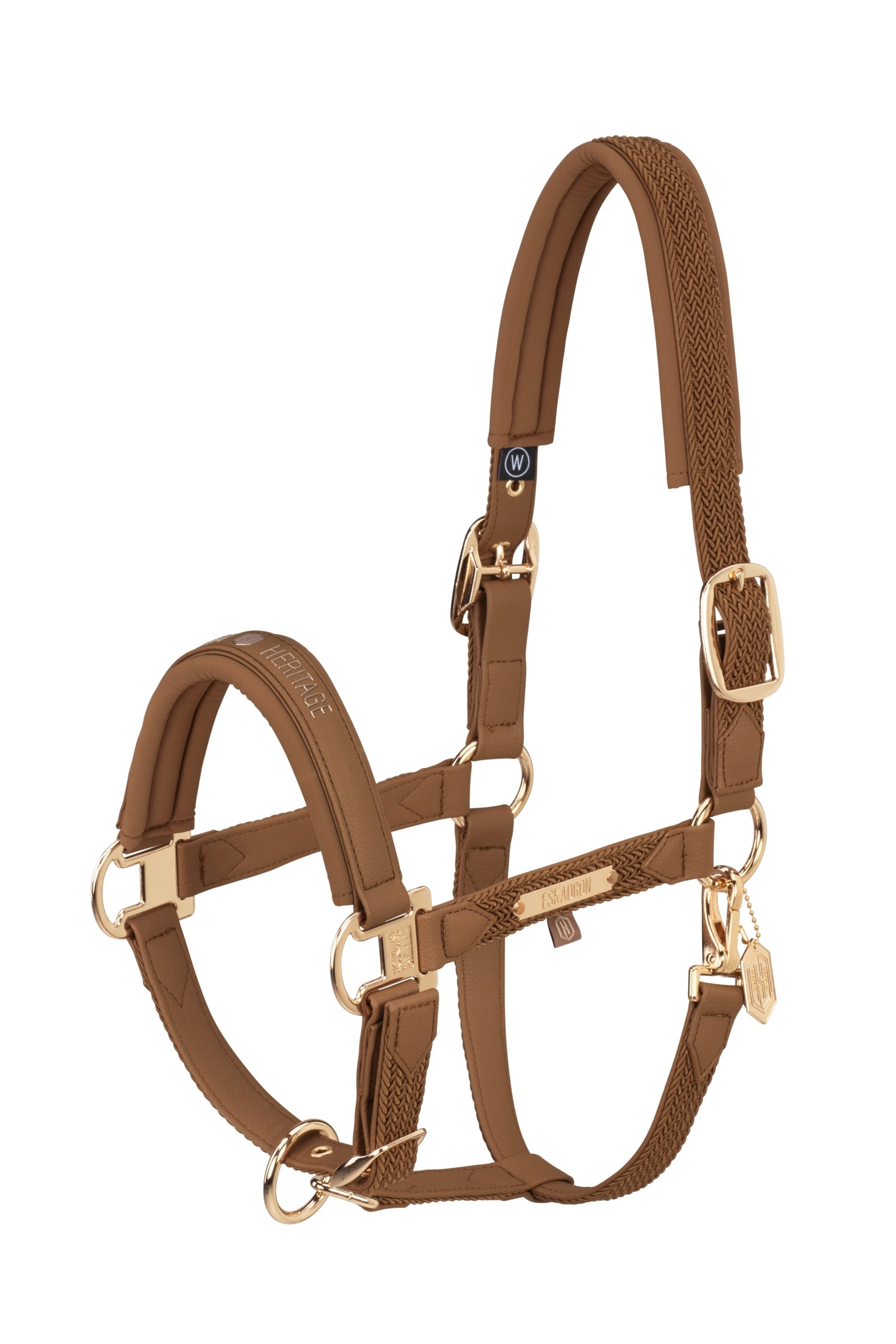 Eskadron Heritage AW24 Cabezada de Cuadra de cuero sintético con Double Pin y Softshell Cabezadas de cuadra & Ramales
