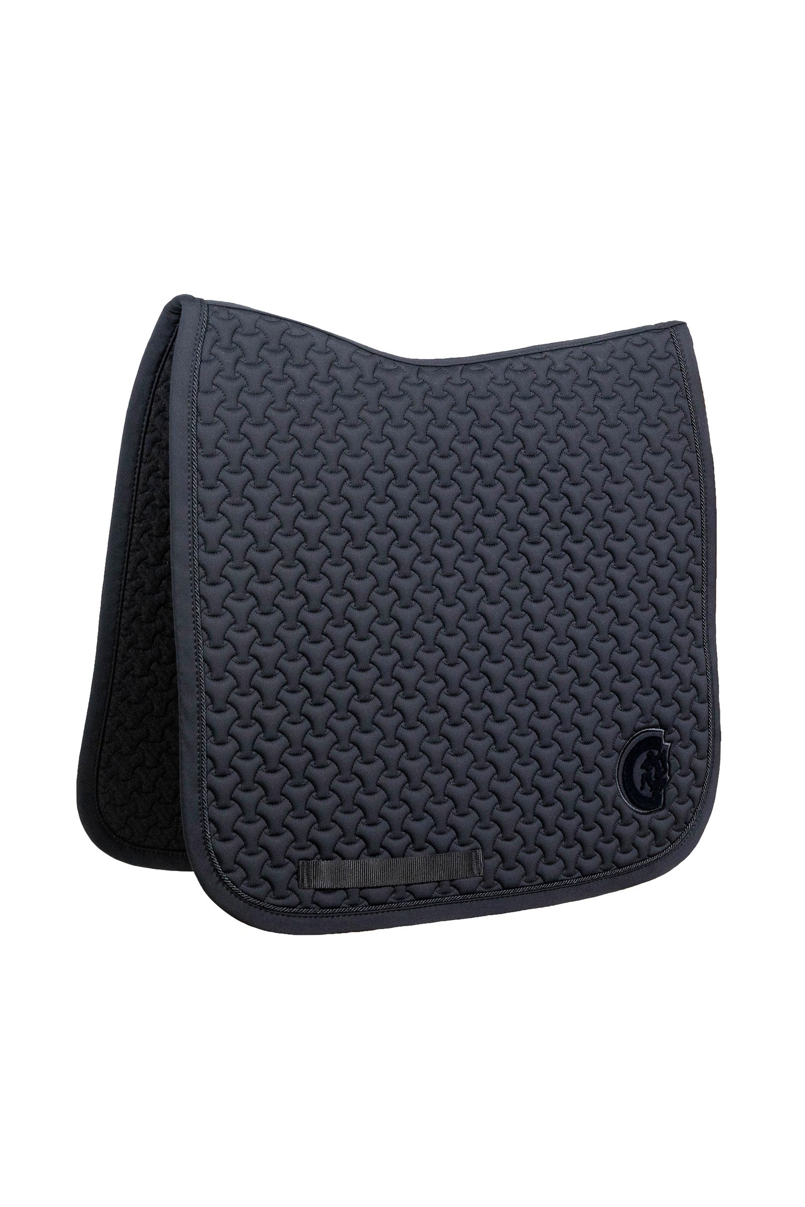 Kentucky Horsewear Saddle Pad Plaited 3D Logo Dressage Saddle Pads