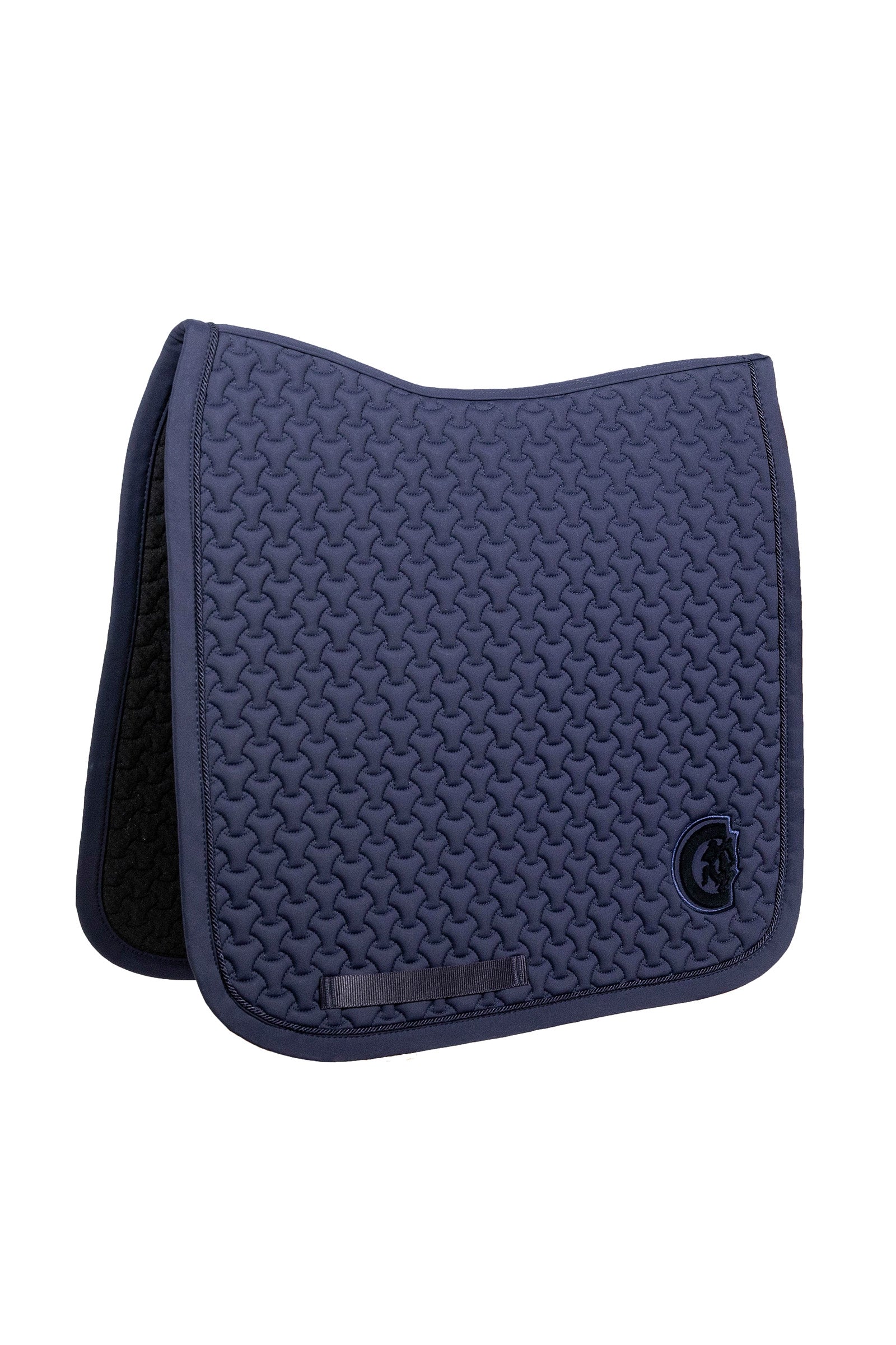 Kentucky Horsewear Saddle Pad Plaited 3D Logo Dressage Saddle Pads