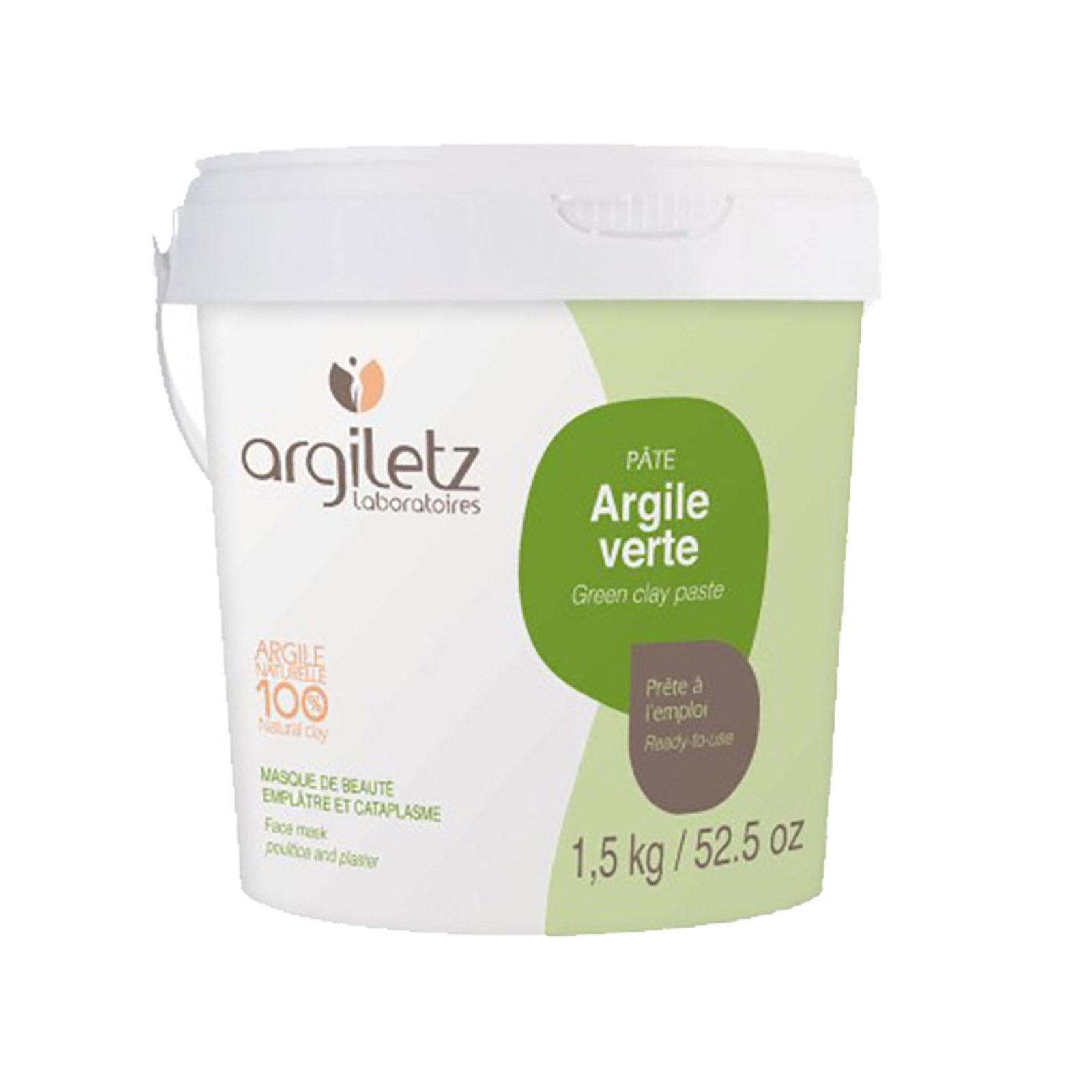 Argiletz Arcilla Verde Kavalkade de Argiletz, 1kg Cuidado Salud