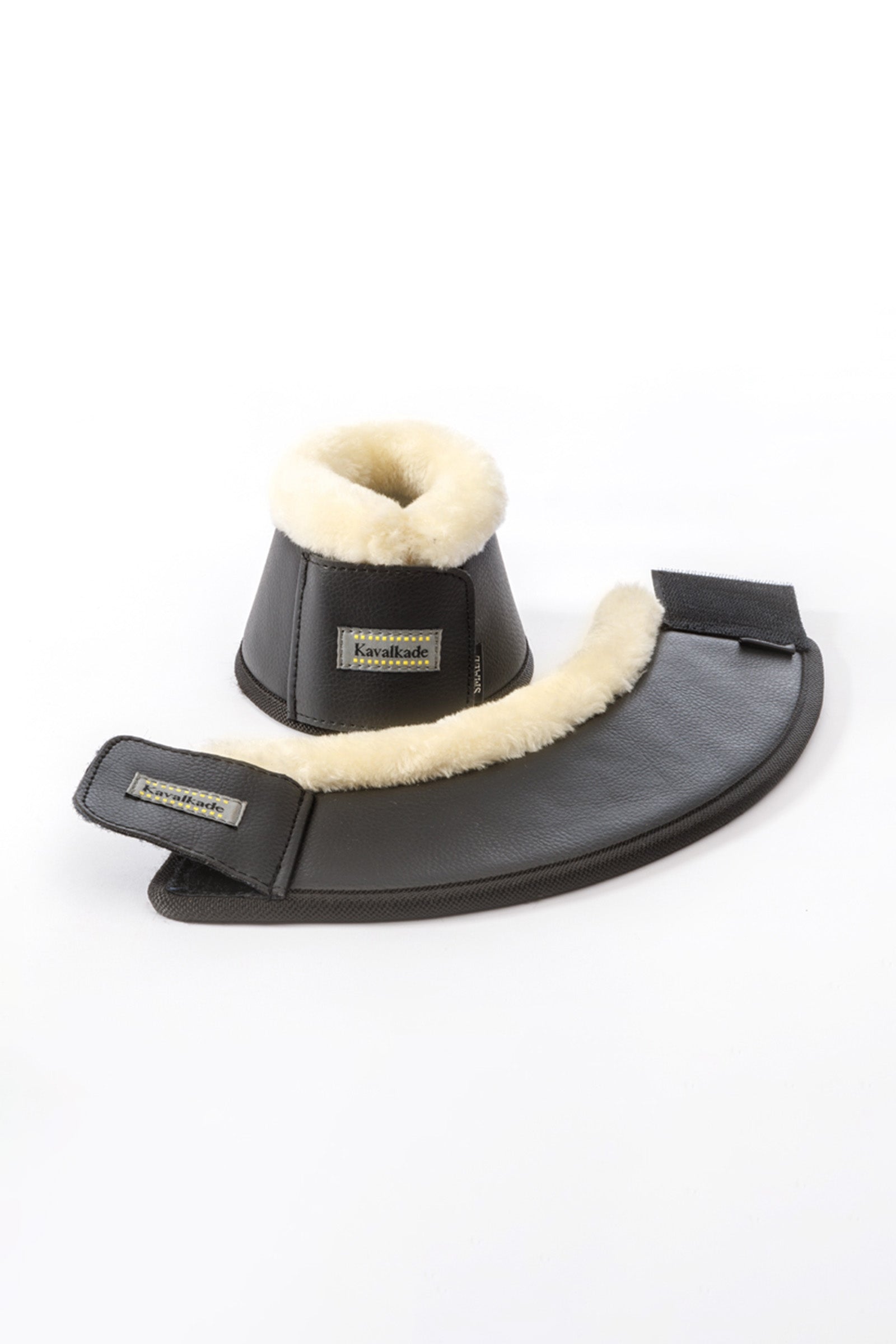 Kavalkade Over Reach Boots With Faux Fur (1 Pair) Leg Protection & Hoof Protection for Horses