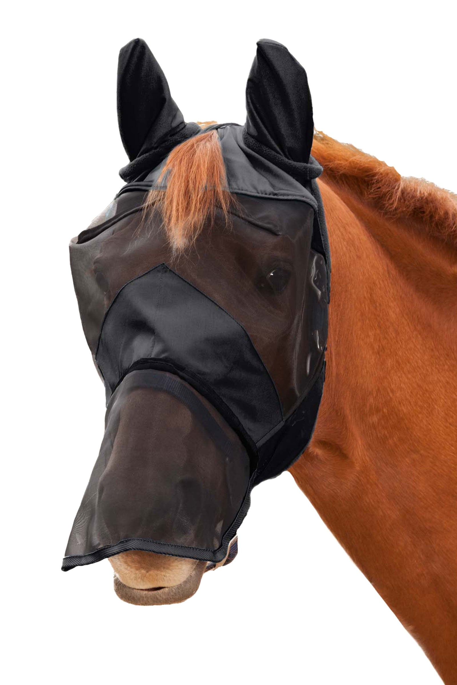 Waldhausen Premium Fly Mask 3-in-1 Antifly Protection for Horses
