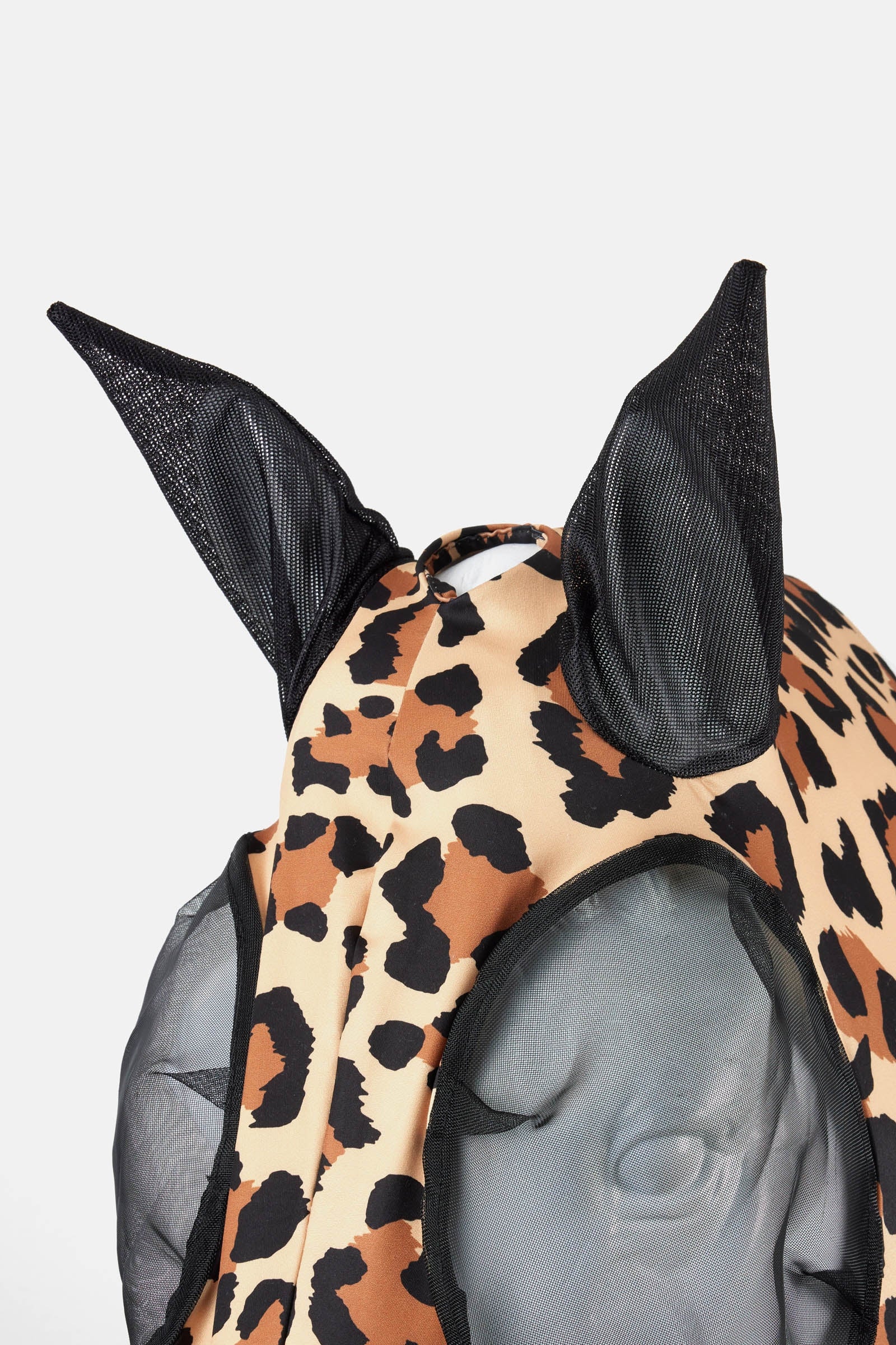 Horze Elastic máscara antimoscas con cremallera Protección Antimoscas para Caballos