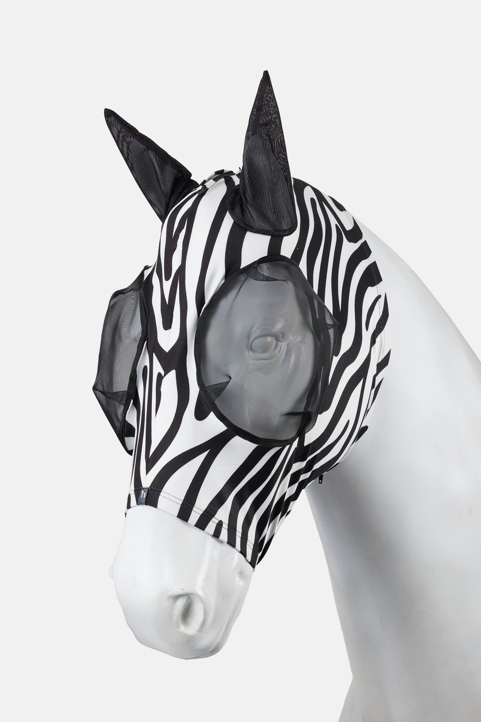 Horze Elastic Fly Mask With Zip Antifly Protection for Horses