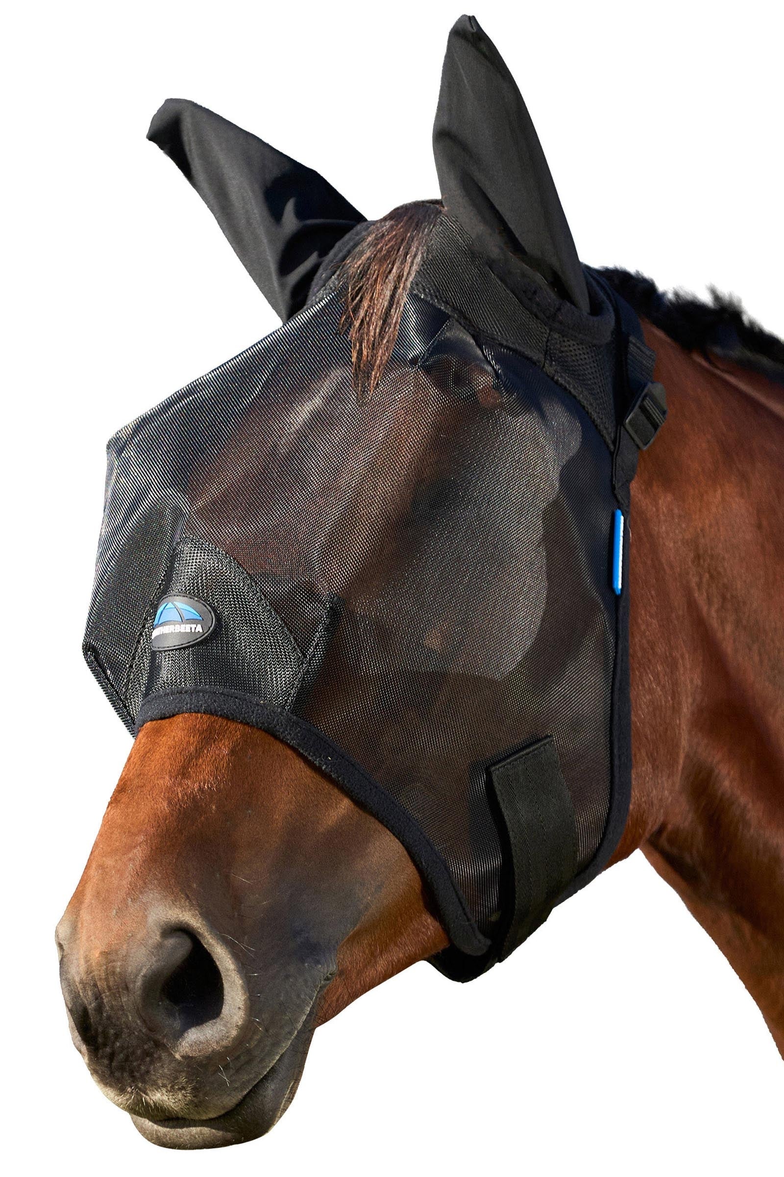 Weatherbeeta Comfitec Insect Guard Máscara antimoscas con orejas Protección Antimoscas para Caballos