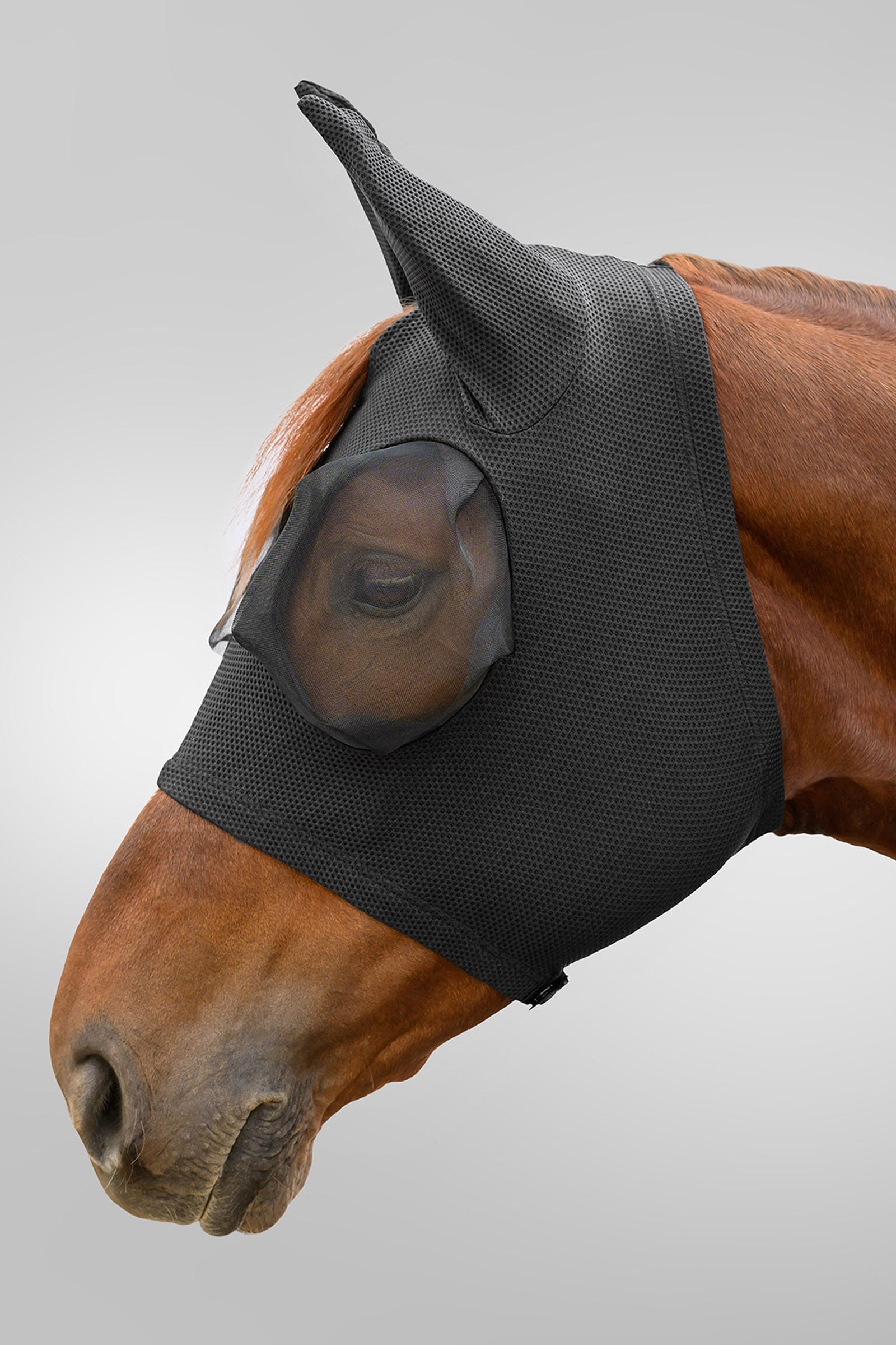 Waldhausen Breath Puck máscara antimoscas con protección UV Protección Antimoscas para Caballos