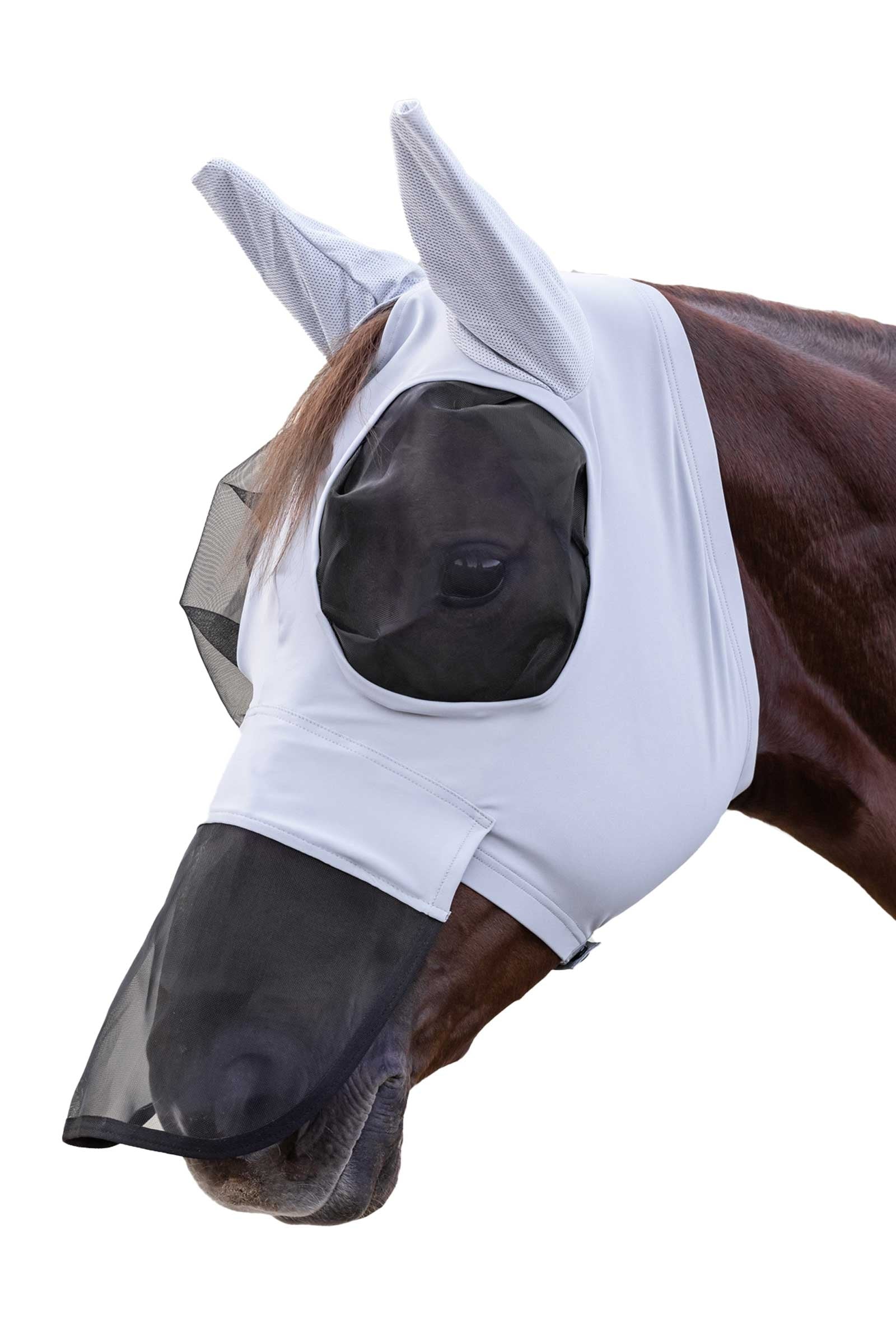 Waldhausen Puck Fly Mask With Nose Protection Antifly Protection for Horses