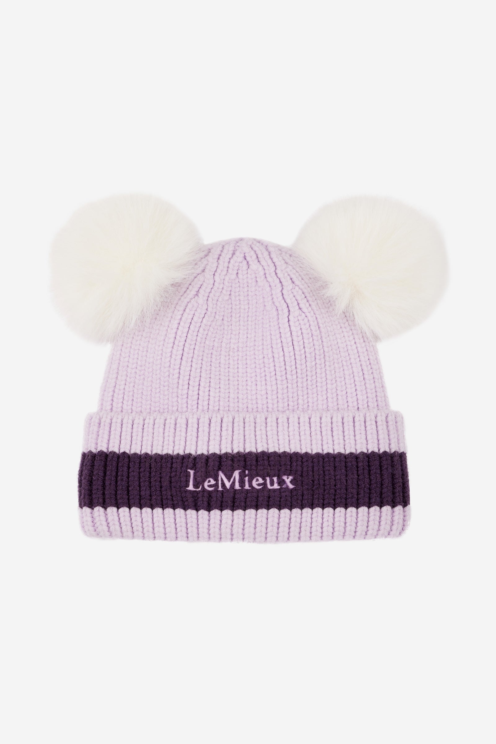LeMieux Mini Double Pom gorro infantil con dos pompones Accesorios
