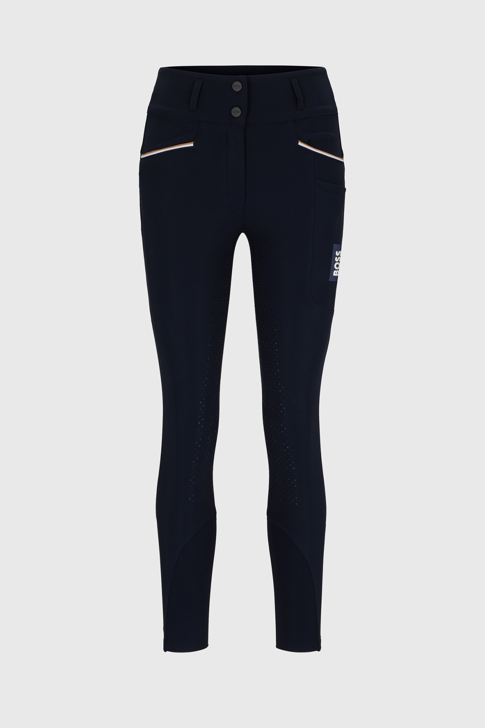 Boss Pantalones cortos de verano de cintura alta con agarre completo Hailey Womens Breeches