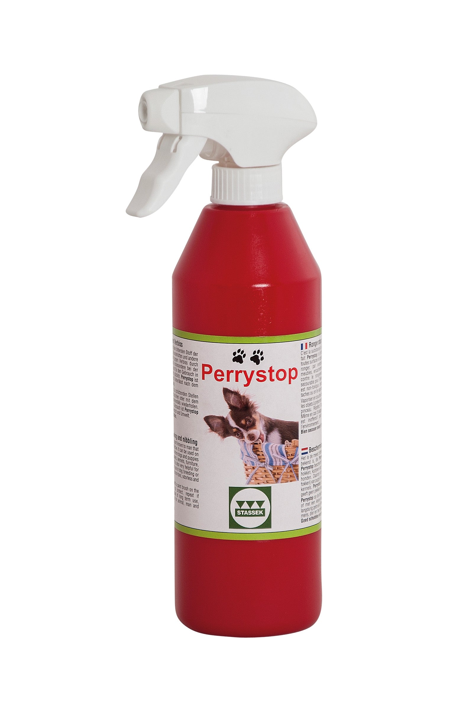 Stassek Perrystop Líquido contra masticación y mordiscos, 450 ml Perro