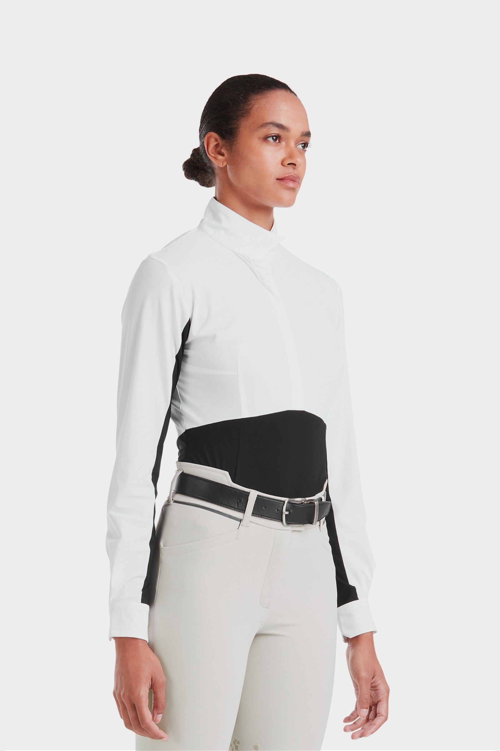 Horse Pilot Monica camisa de concurso de manga larga para mujer Ropa Mujer