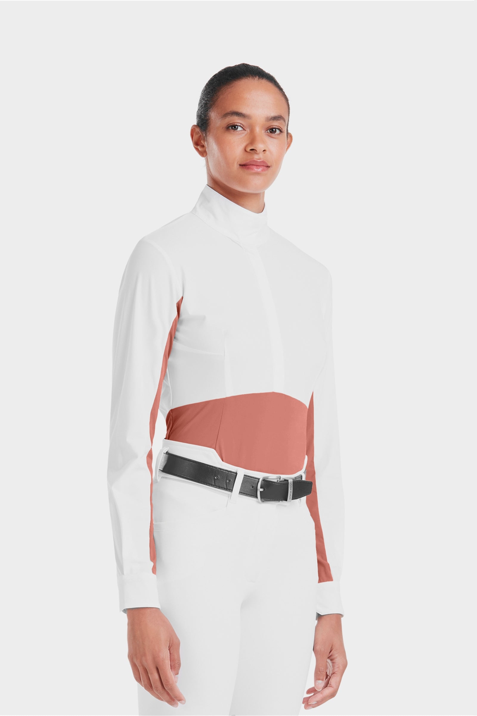 Horse Pilot Monica camisa de concurso de manga larga para mujer Ropa Mujer