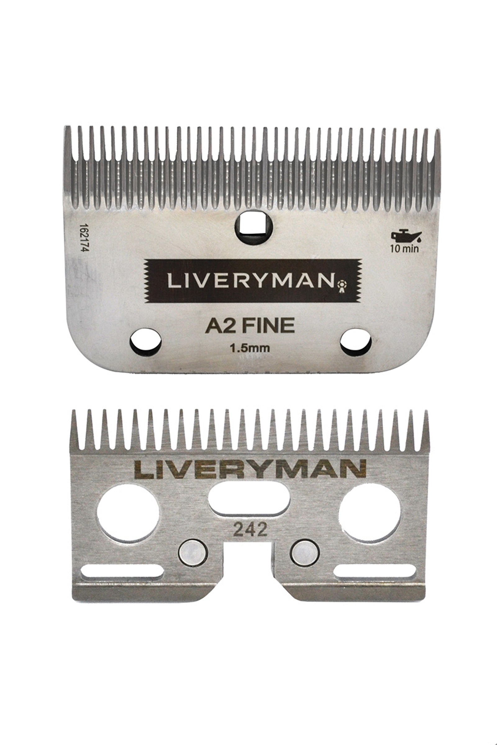 Liveryman A2 Blade Set Cutter & Comb Fine, 1.5 mm Esquilado & Recortes