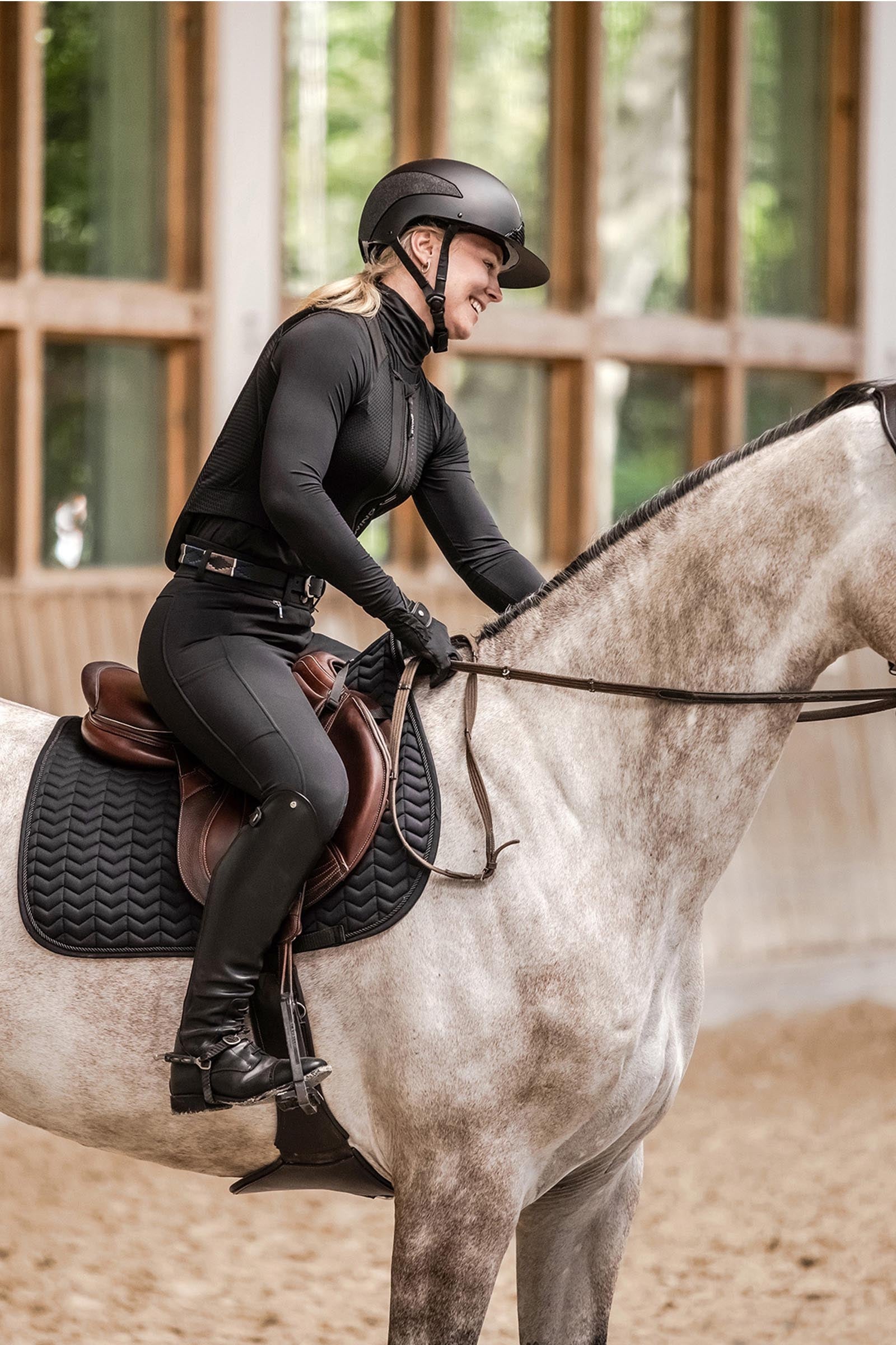 Waldhausen SWING H24 Lady Shine Riding Helmet Safety Equipment