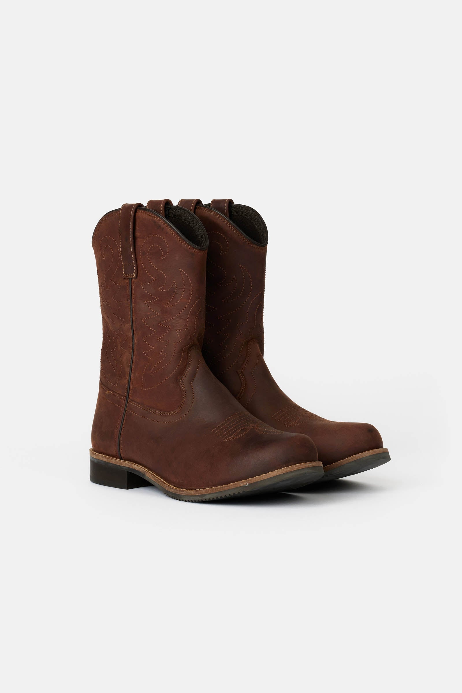 Horze Cassidy bota western de cuero Calzado