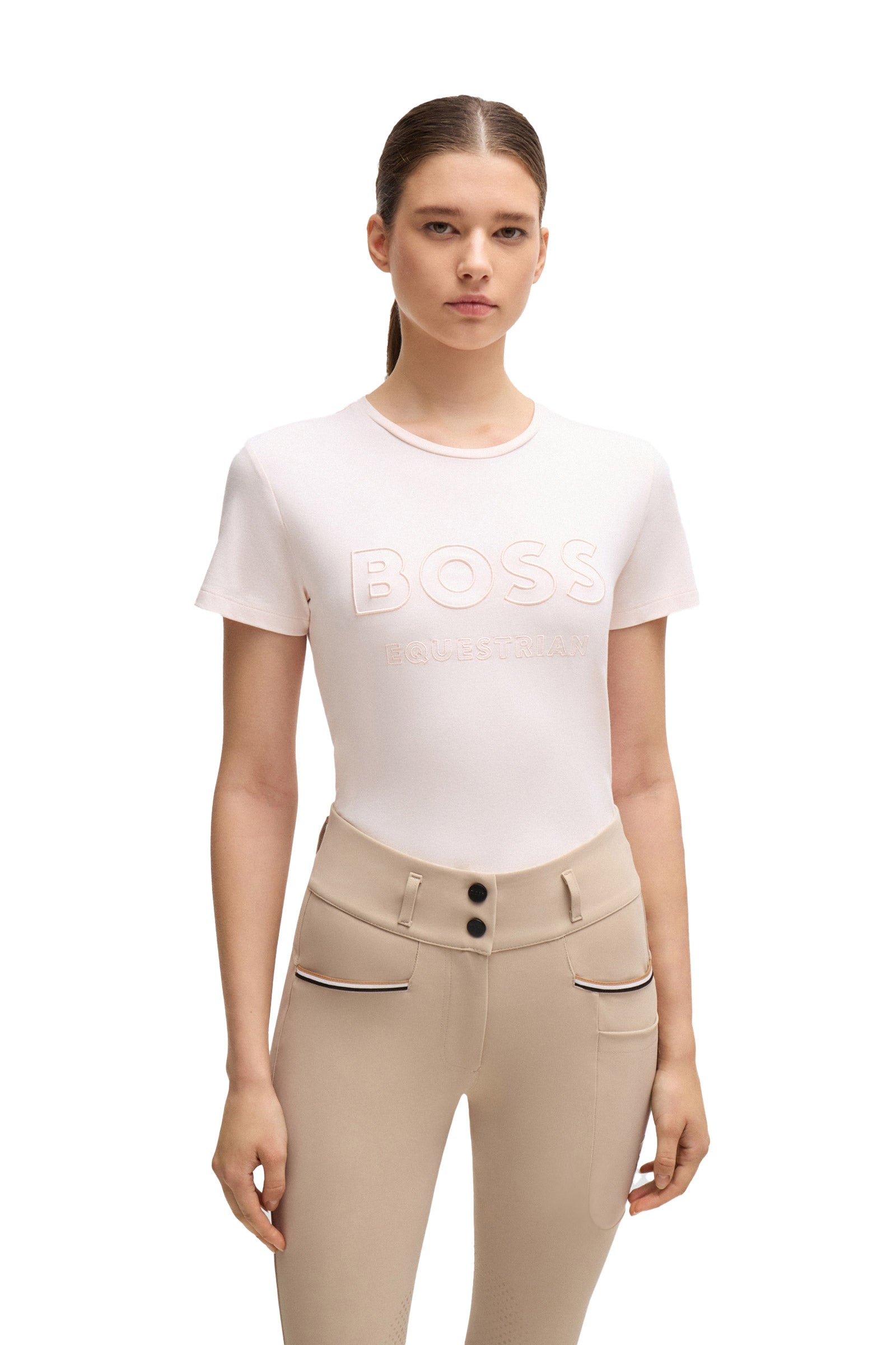 Boss Maya Women´s T-Shirt With Embroidery Women’s Riding Clothing