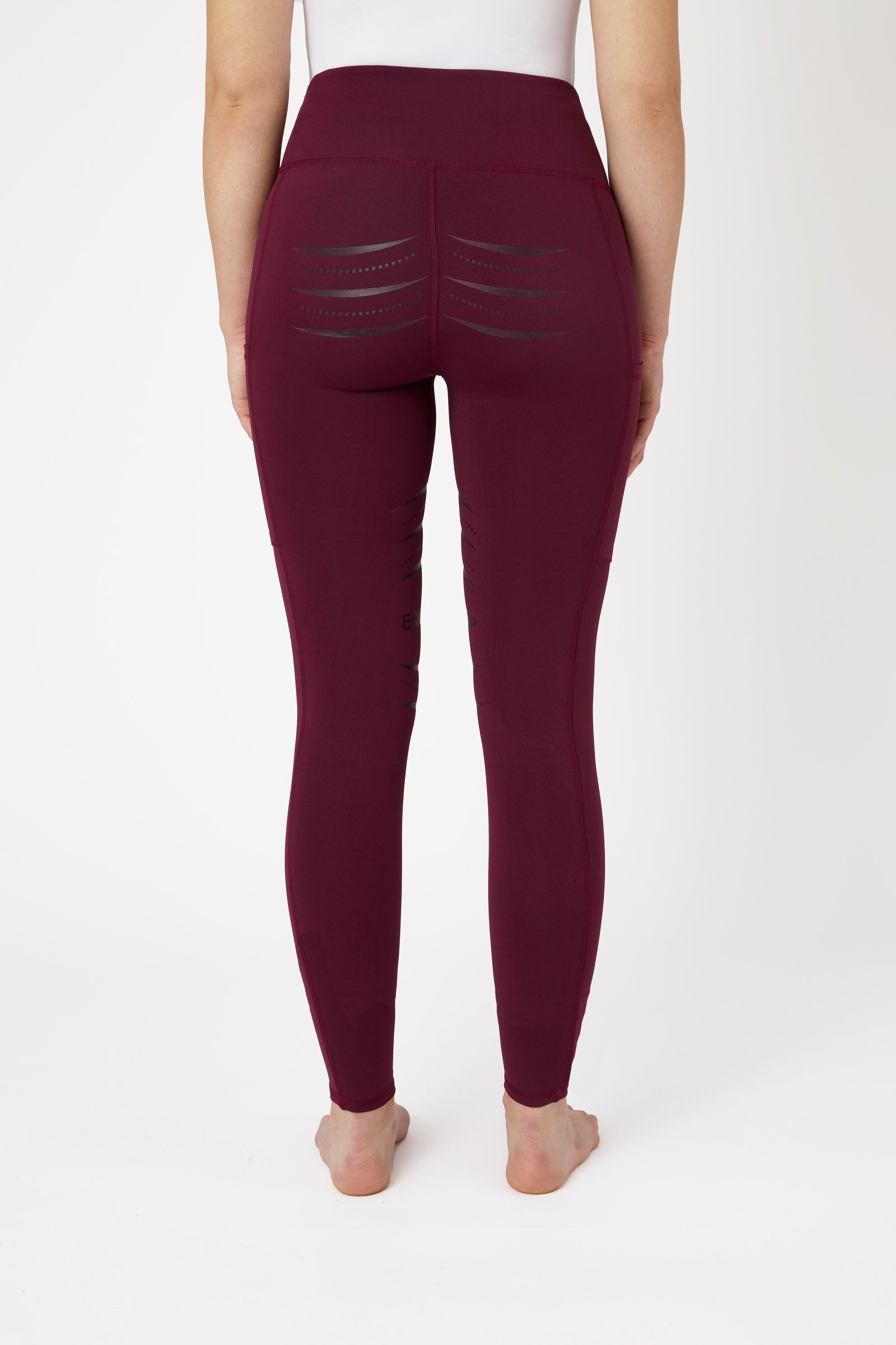 Horze Women's Silicone Full Seat Riding Tights with Phone Pockets Womens Breeches